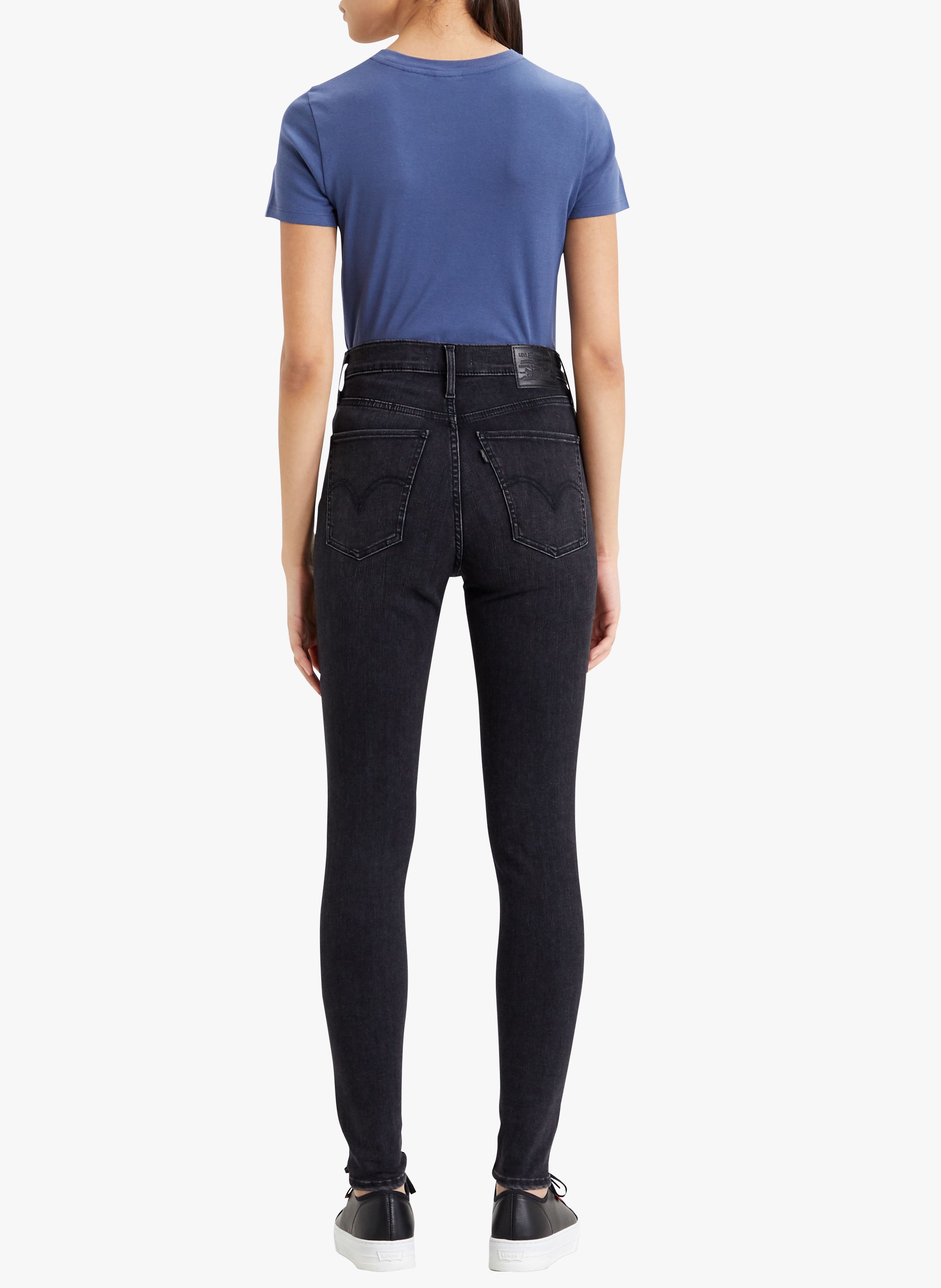 levi's black high rise jeans