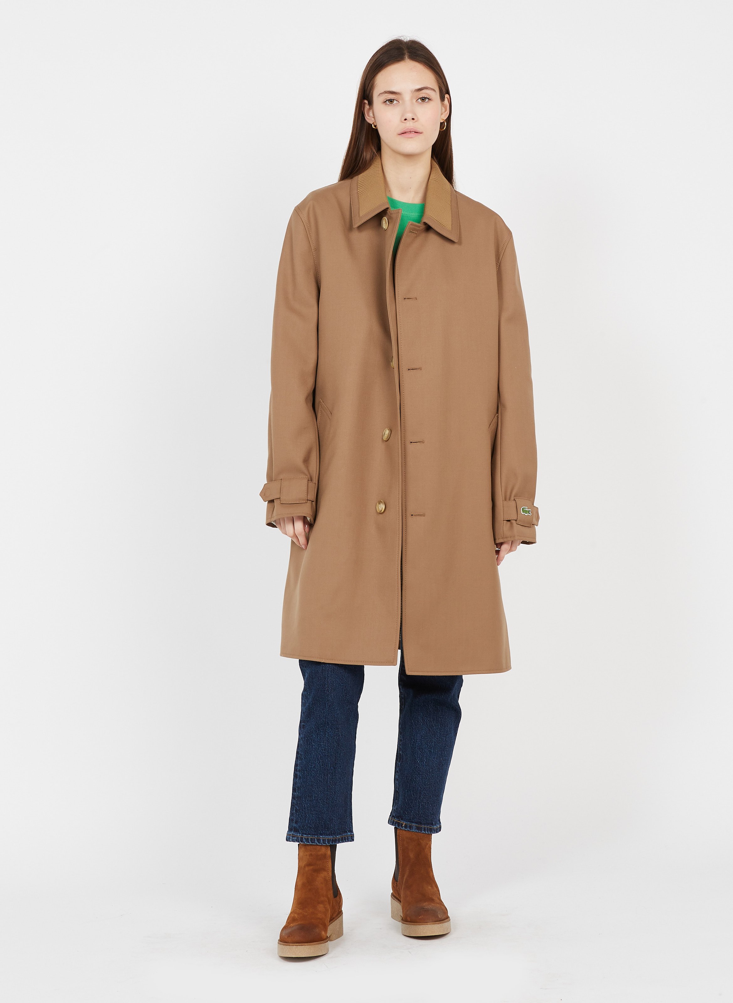 lacoste beige jacket