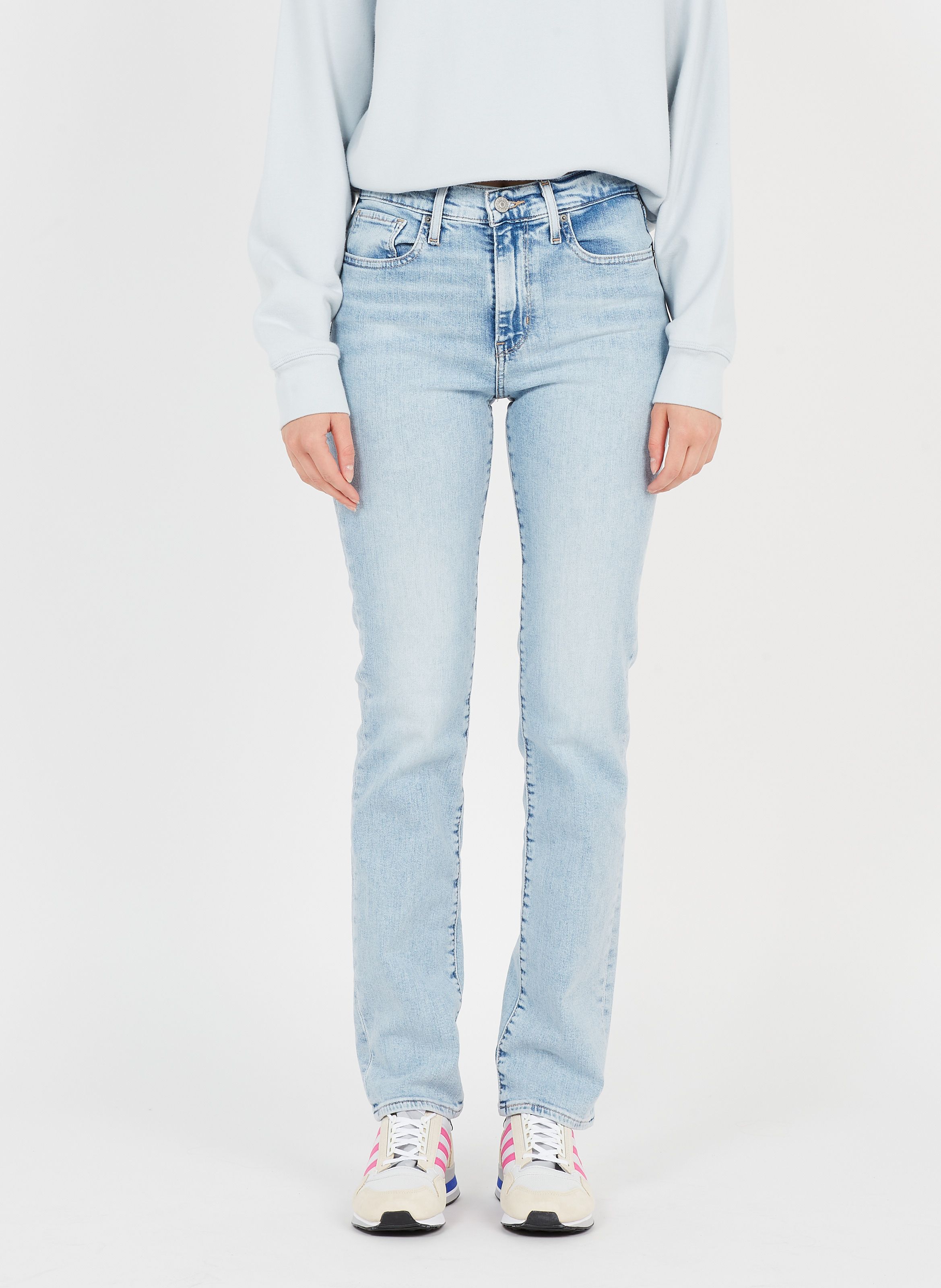 levis high waisted stretch jeans