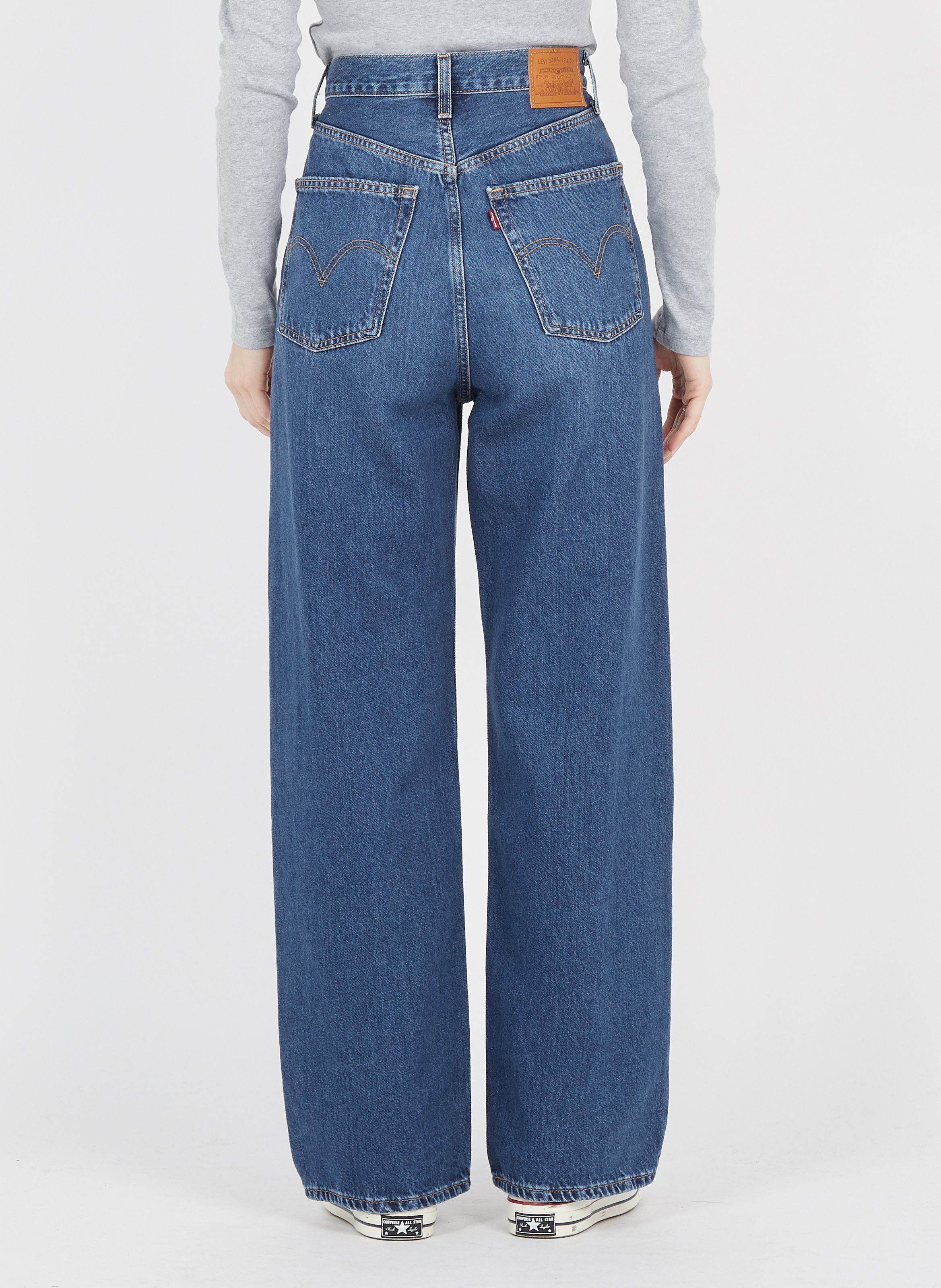 levis high waisted wide leg jeans