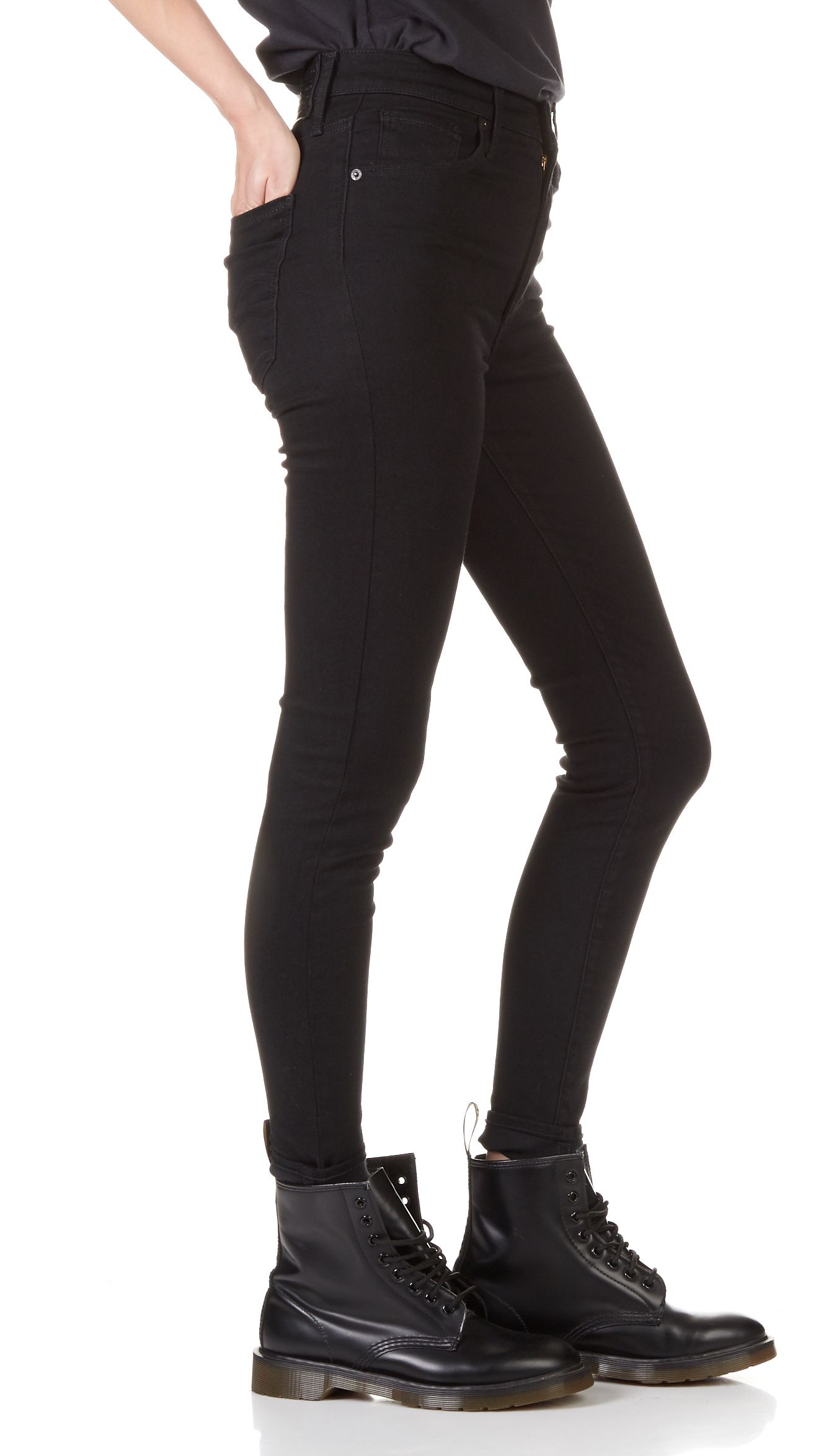 levi's high waist super skinny jeans