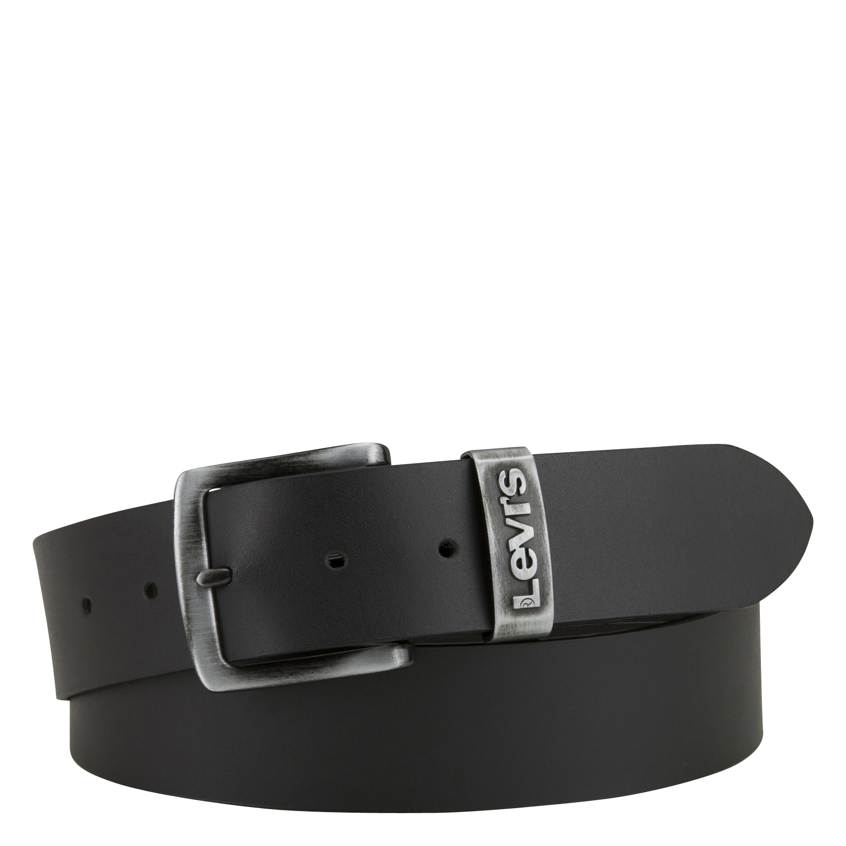 levi's black leather belt