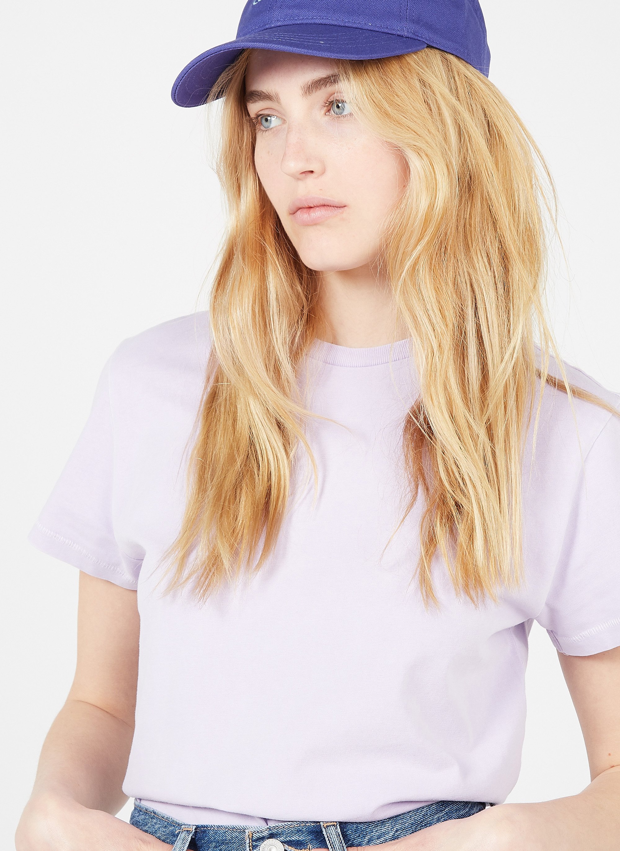 Sale Loose-fit Round-neck Cotton T 
