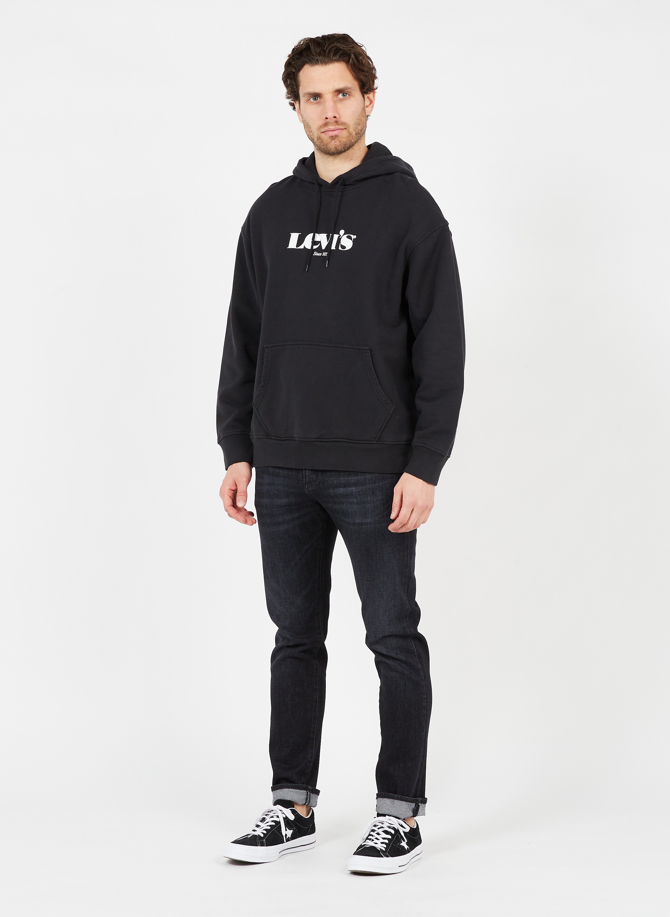 levis box logo hoodie