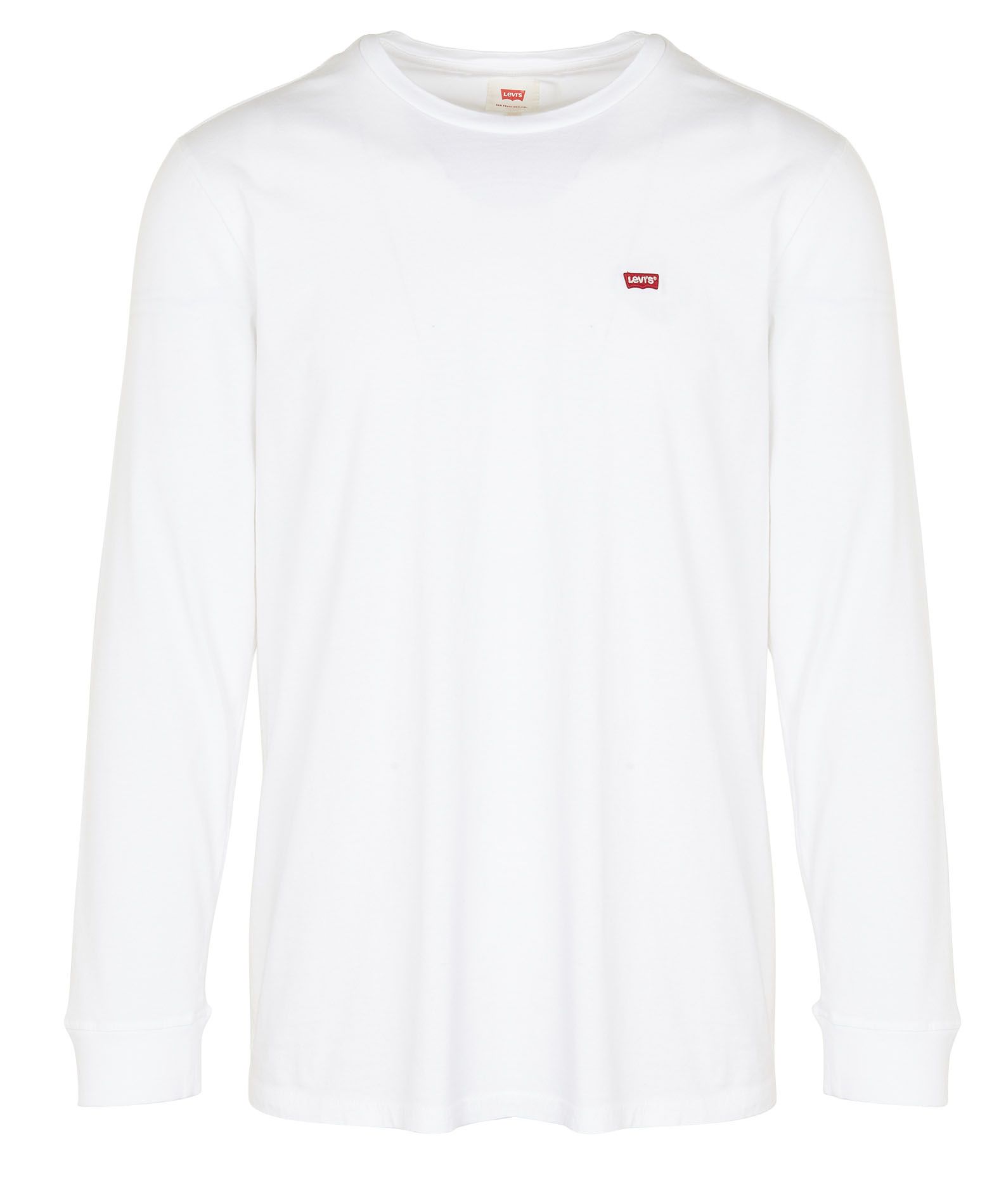 levis white full sleeve t shirt