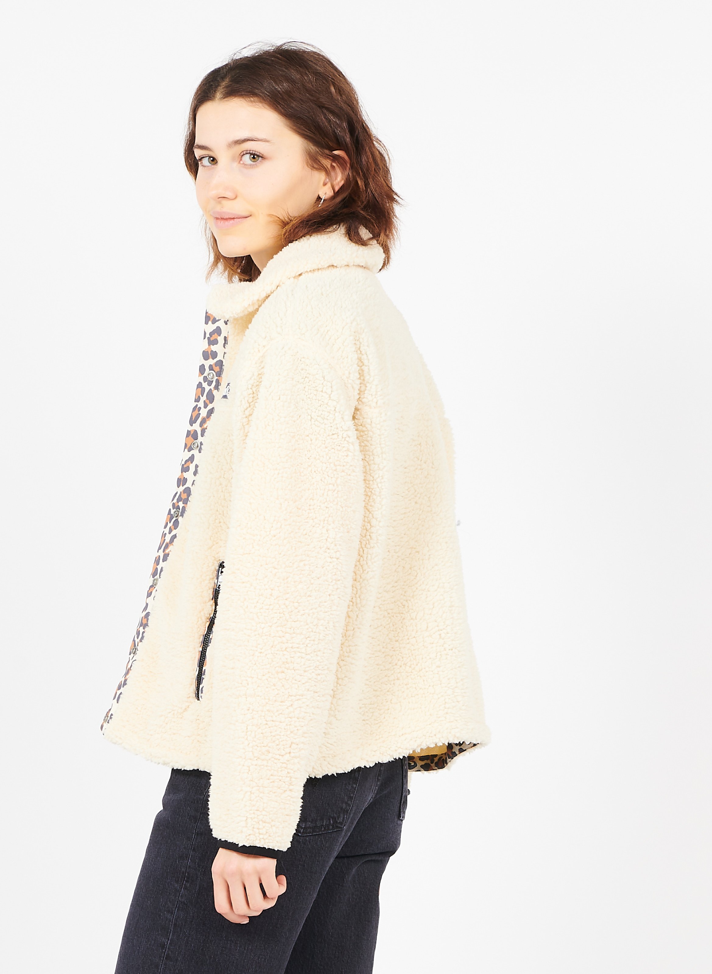 Sherpa Jacket Beige Levi's - Women | Place des Tendances