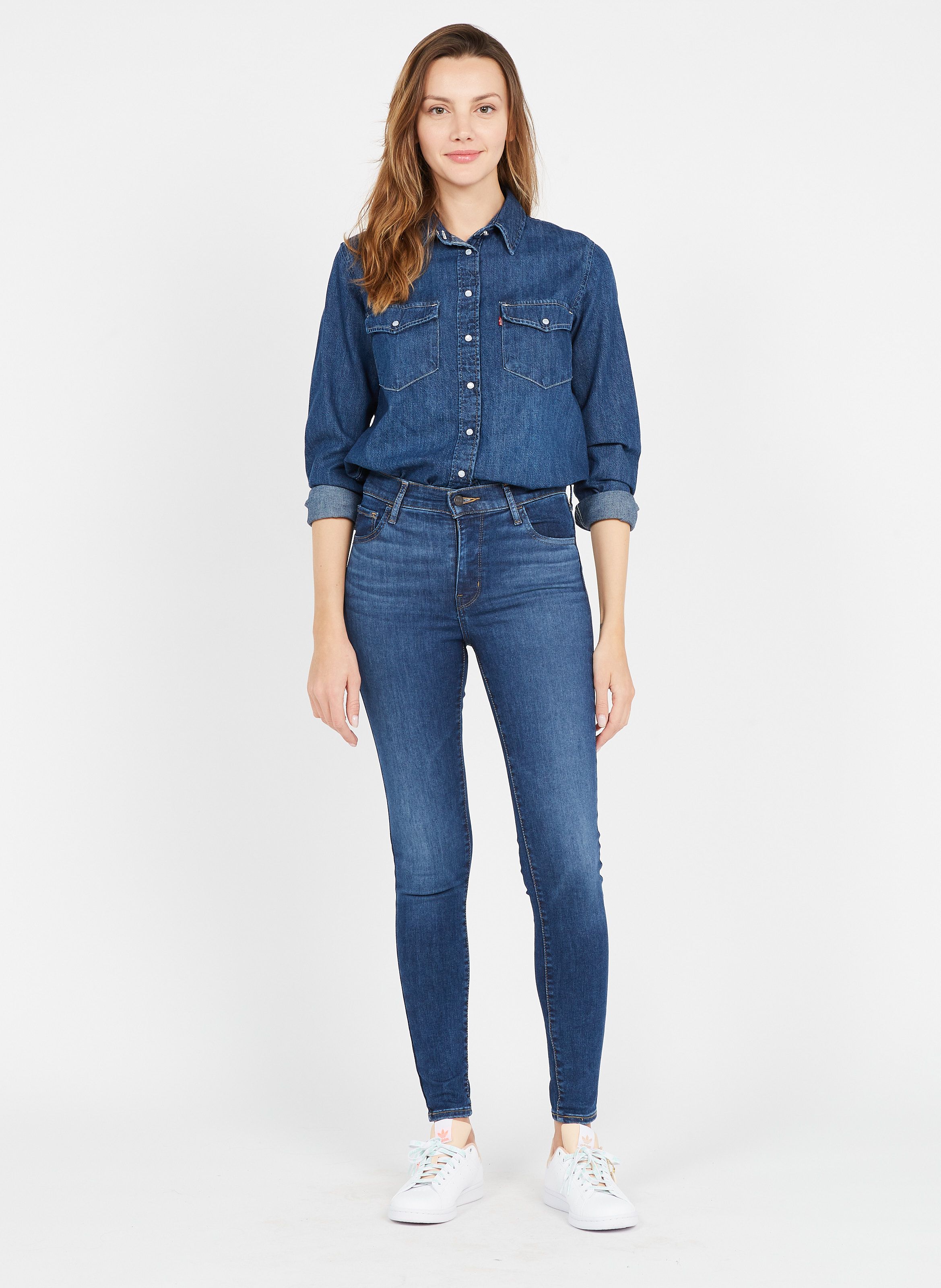 levi's boyfriend fit denim shirt