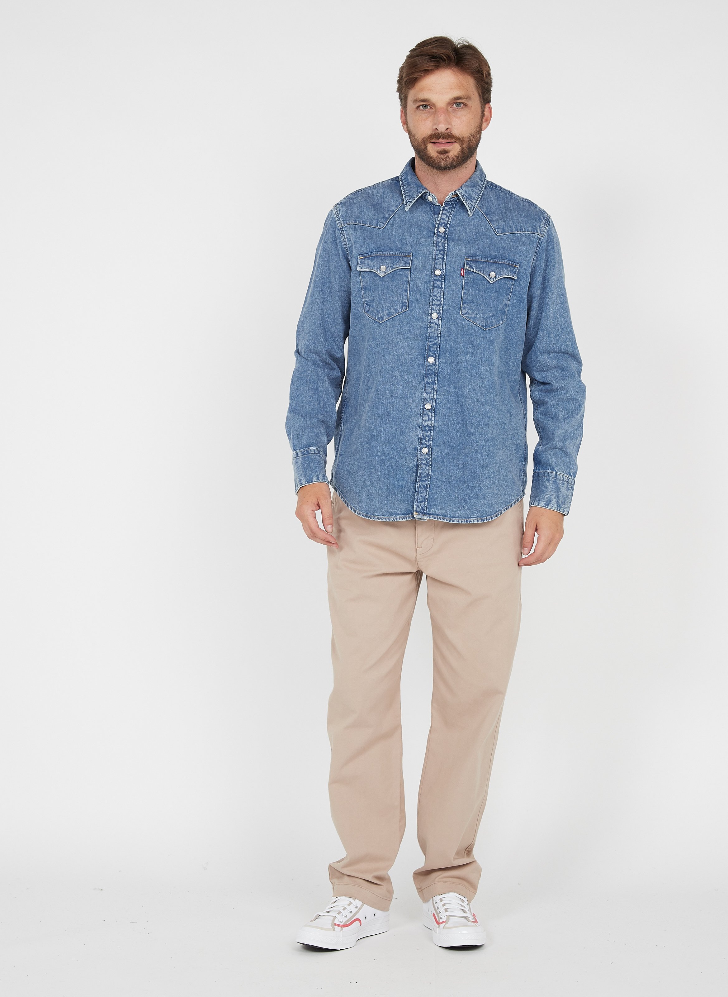 levis slim fit shirt