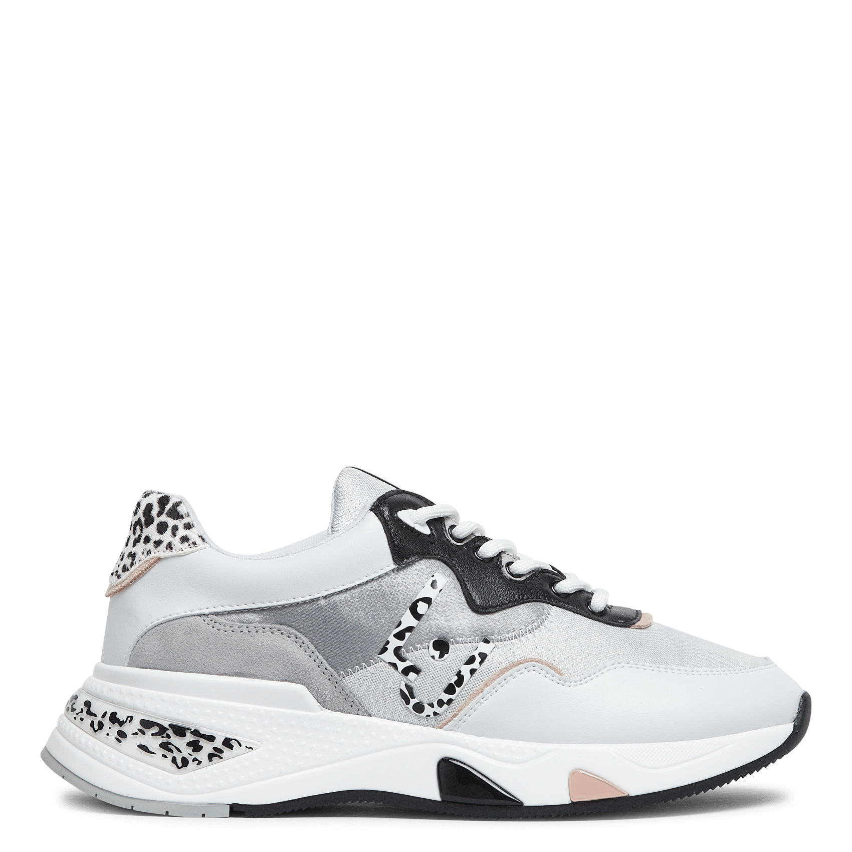 Animal Print Mixed-material Low Sneakers White Liu Jo - Women | Place des  Tendances