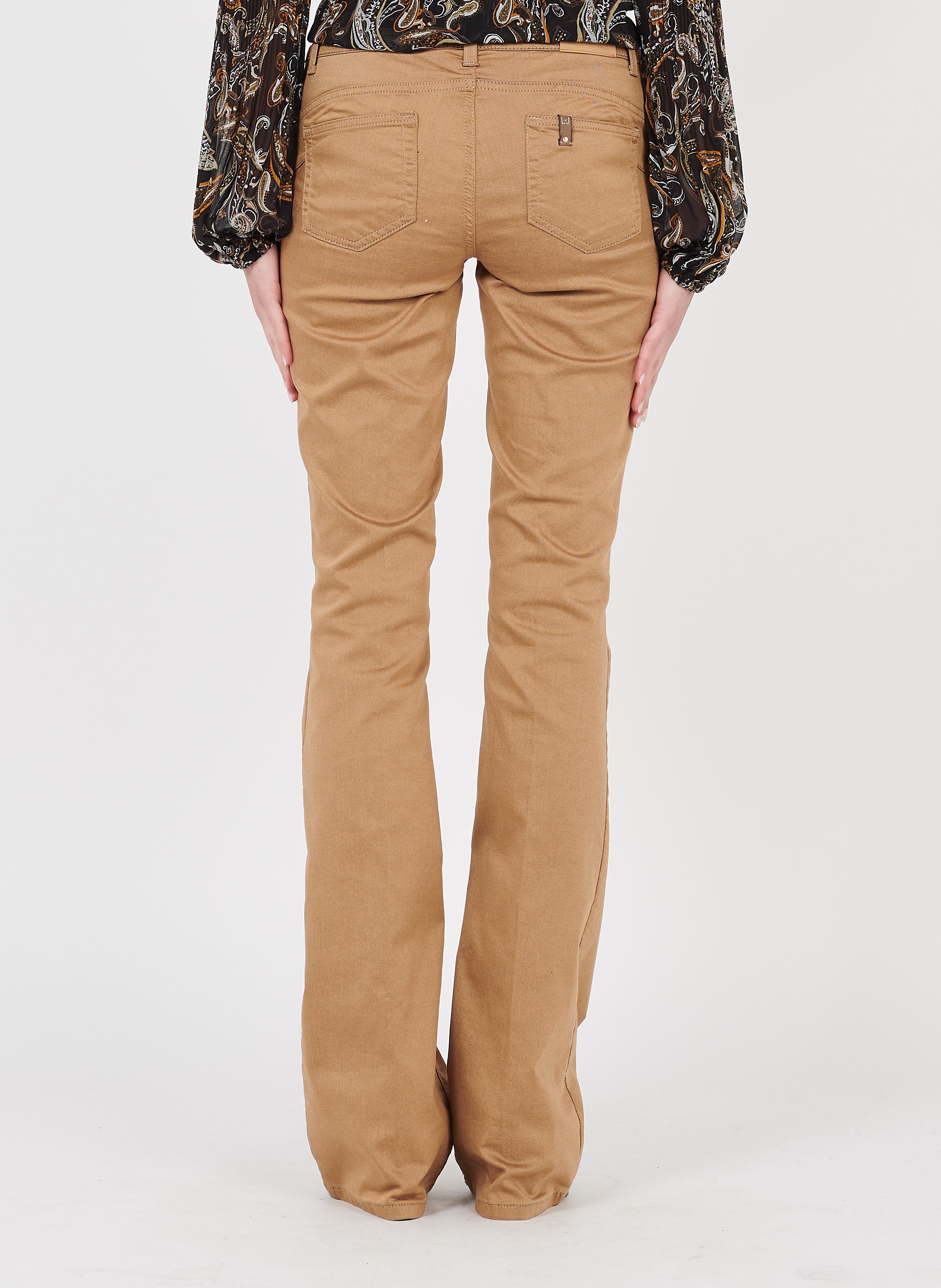 bootcut cotton pants