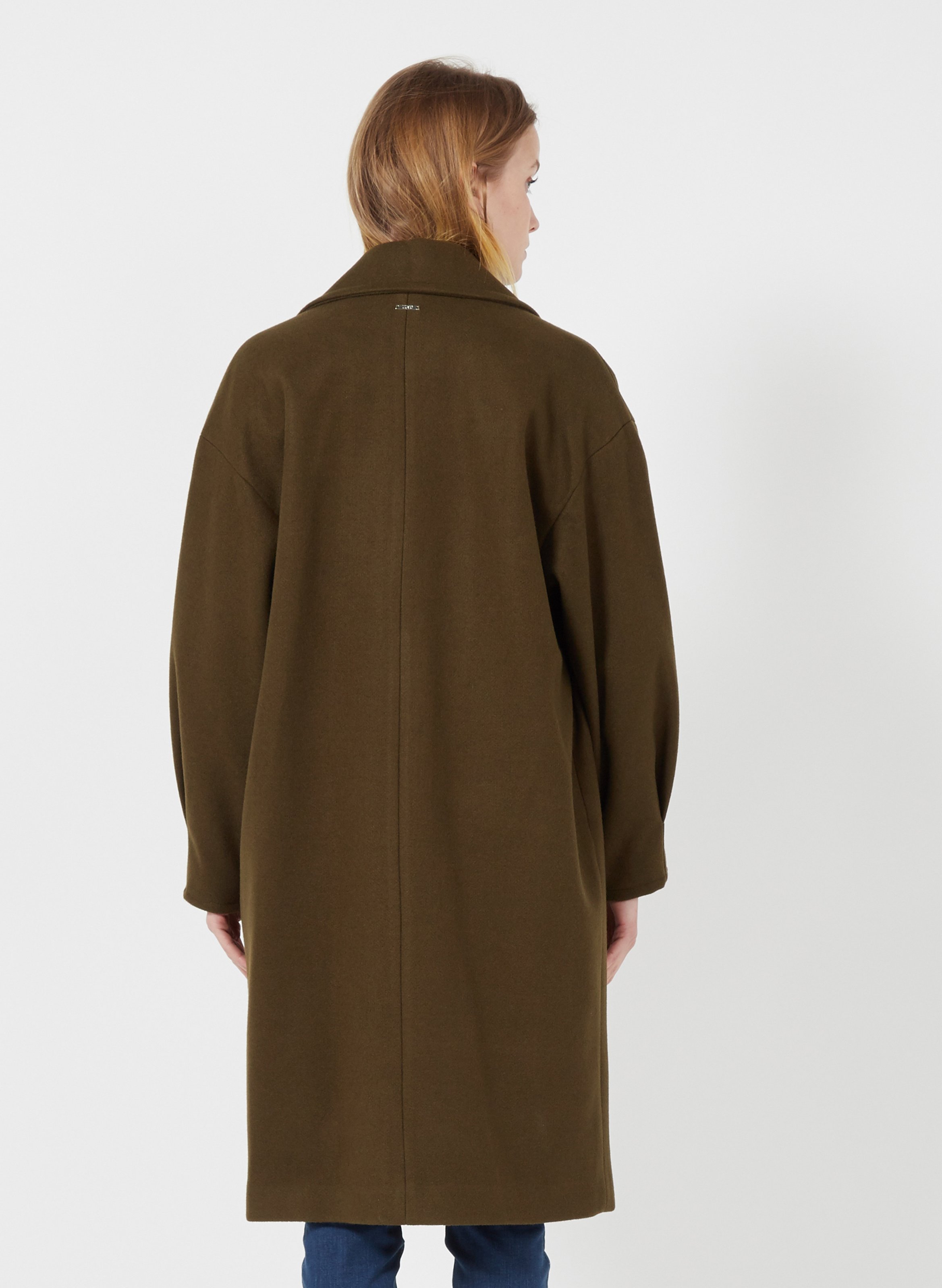 khaki colour coat