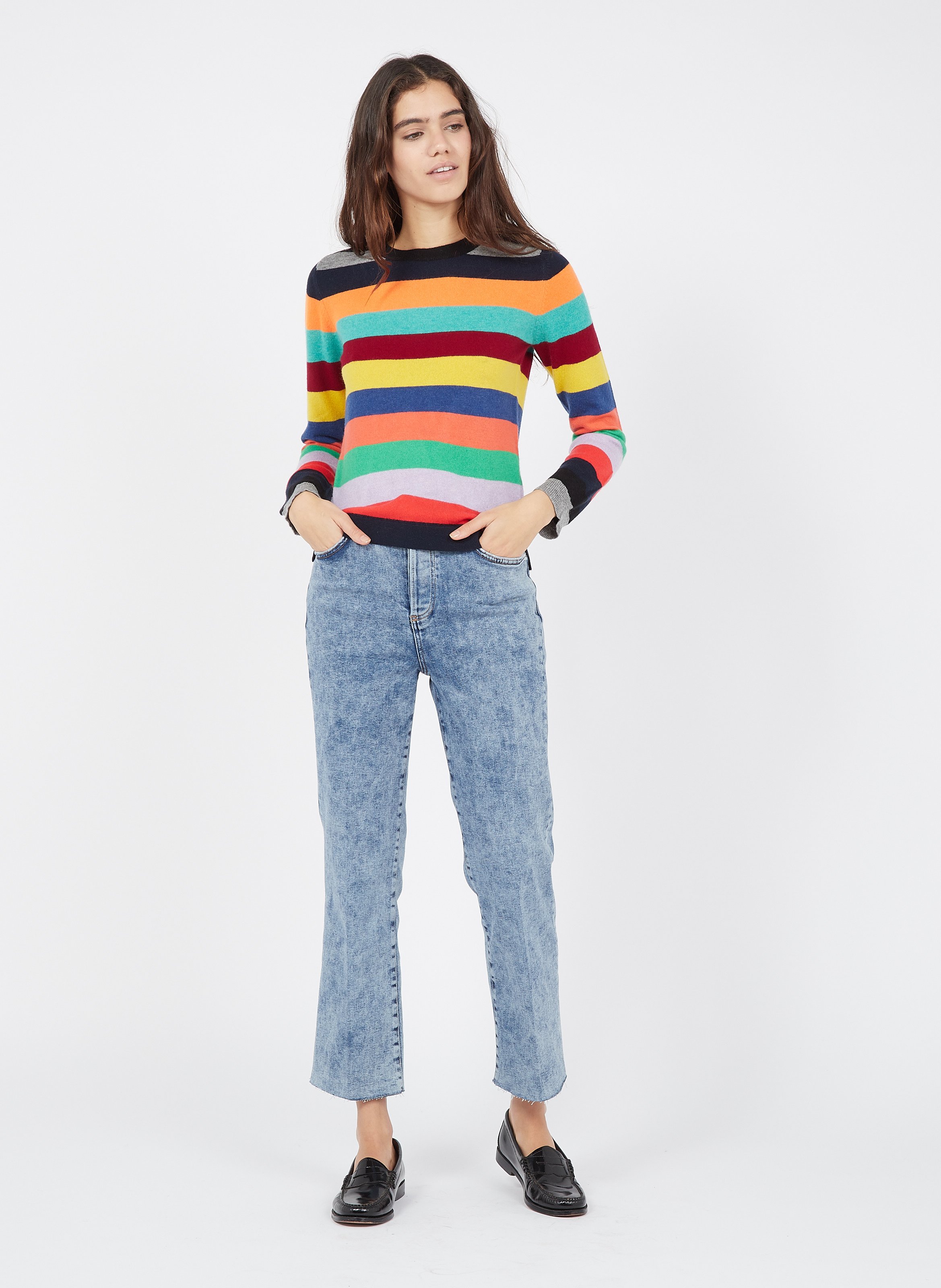 striped multicolor sweater