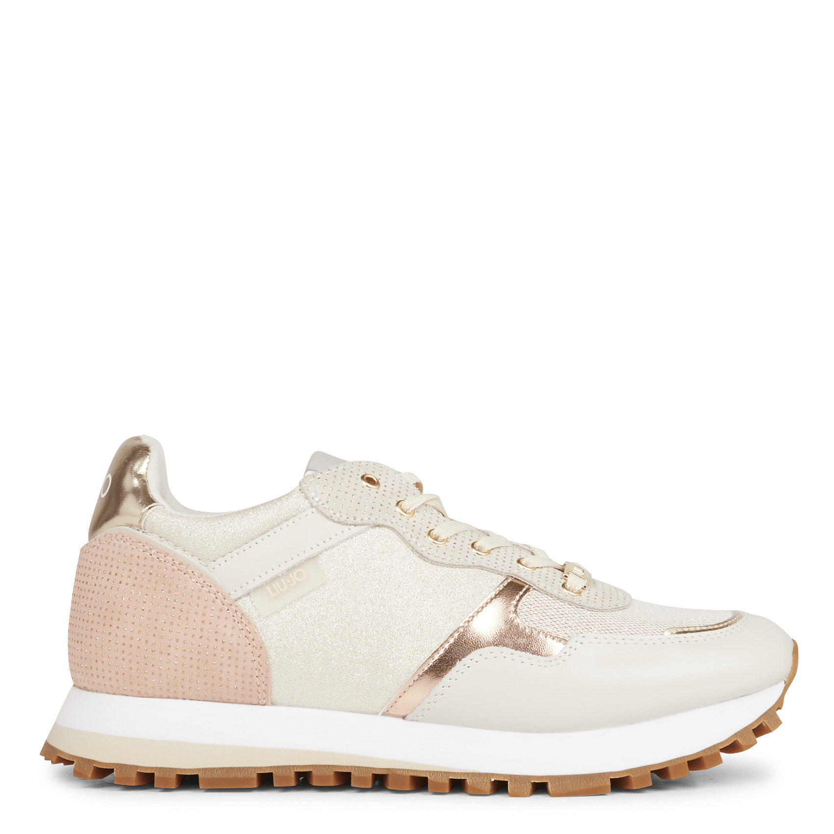 Low-top Sneakers Gold Liu Jo - Women | Place des Tendances