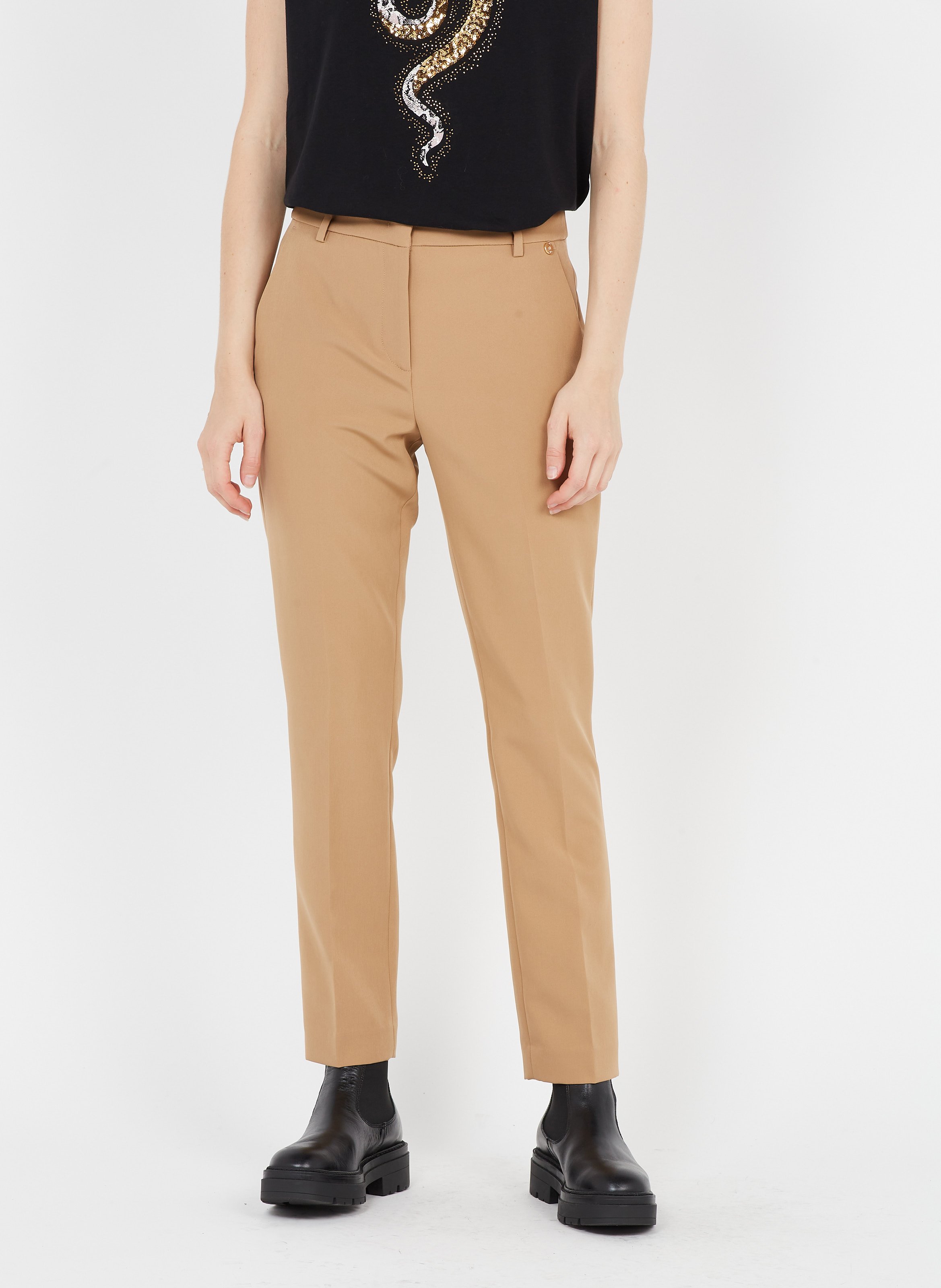 stretch cigarette pants