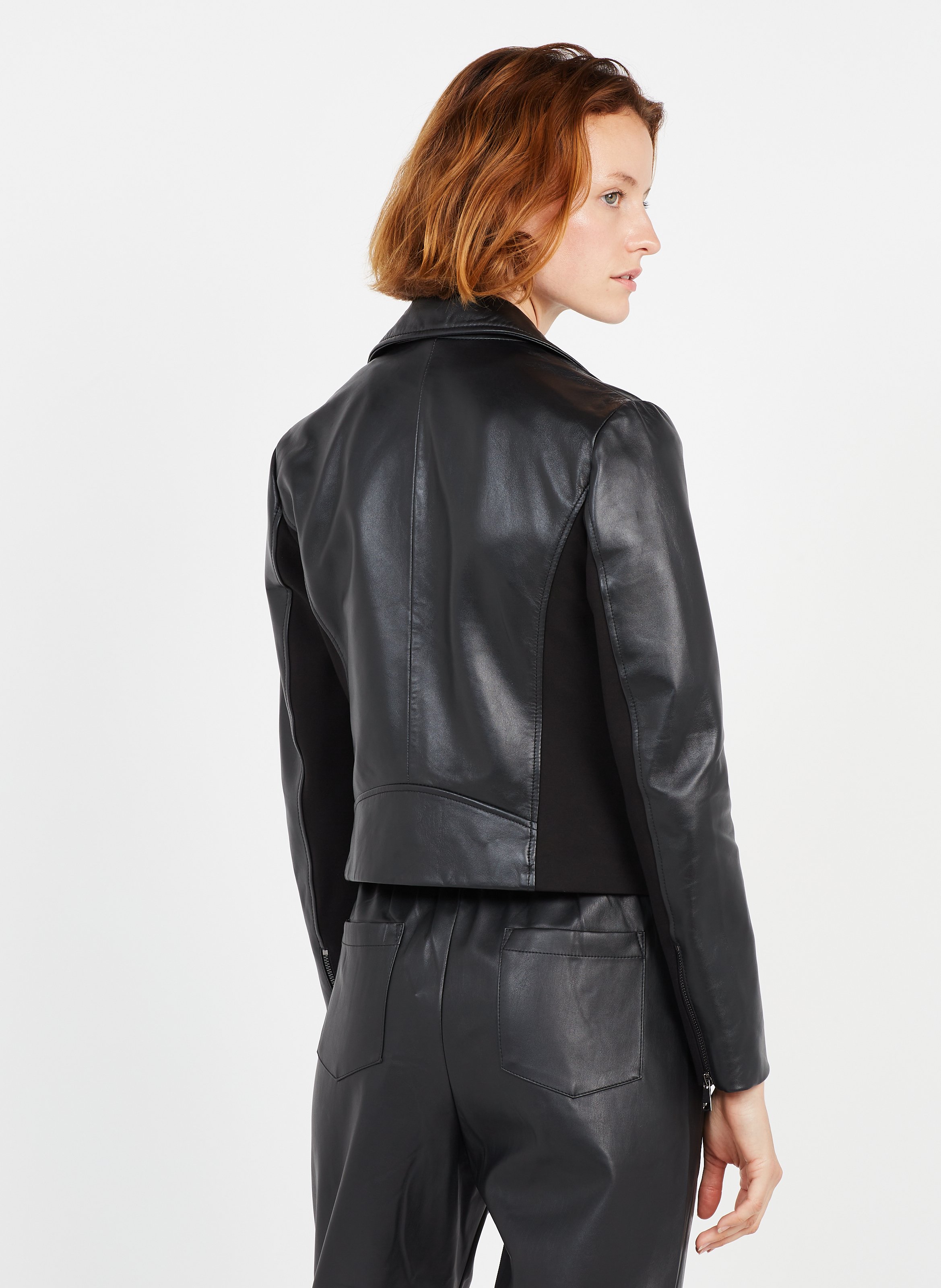 liu jo leather jacket