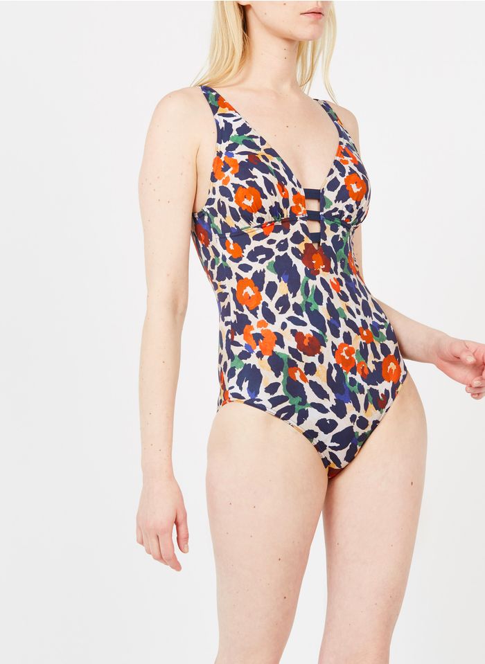 LIVIA Multicolored Printed one-piece swimsuit