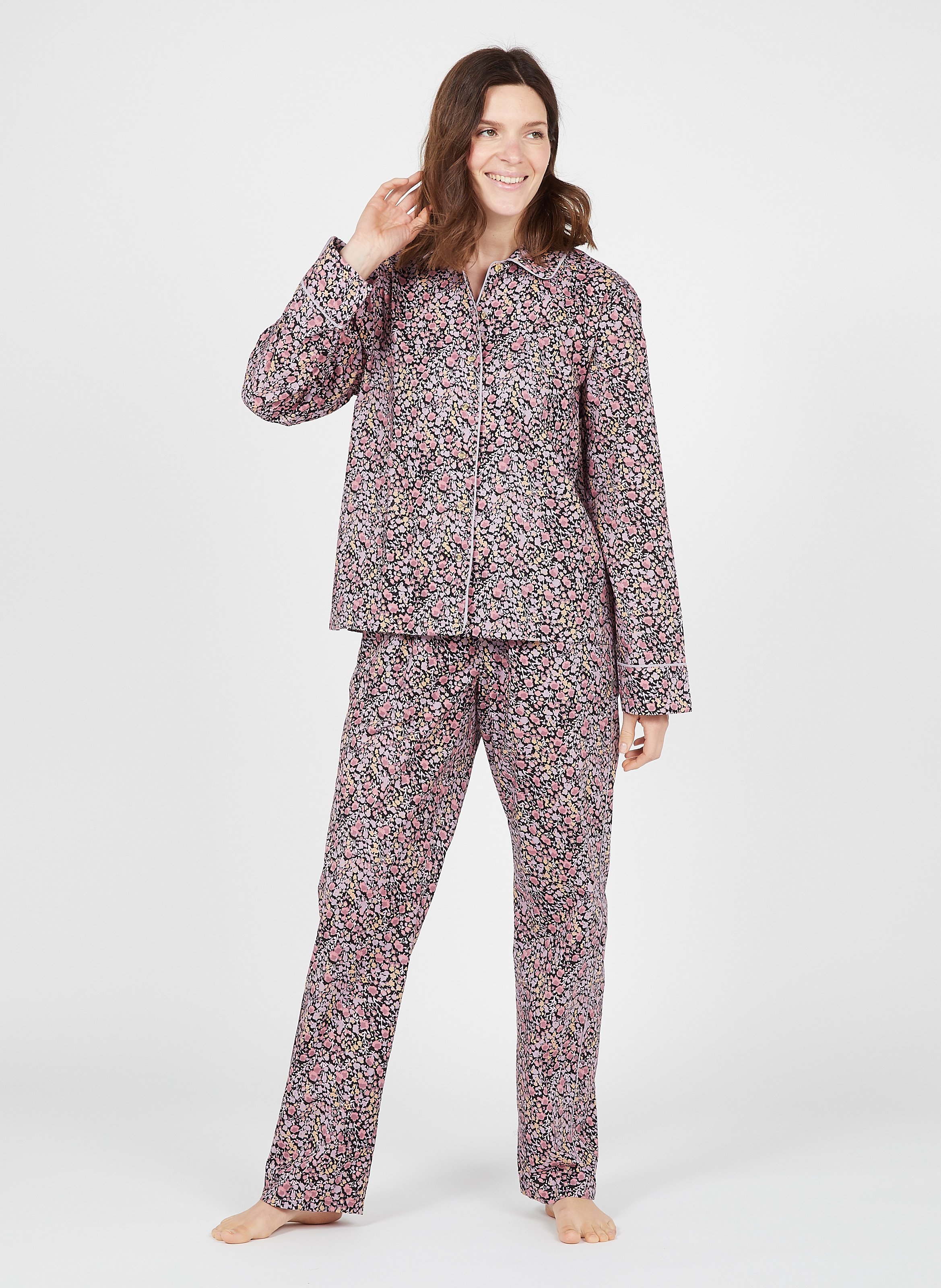 Sale Floral Print Organic Cotton Pajama 
