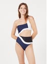 LUZ COLLECTIONS BLEU MARINE-NOIR-BLANC Blue