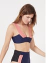 LUZ COLLECTIONS BLEU MARINE-NOIR-ROSE Blue