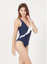 LUZ COLLECTIONS BLEU MARINE-BLANC Blue