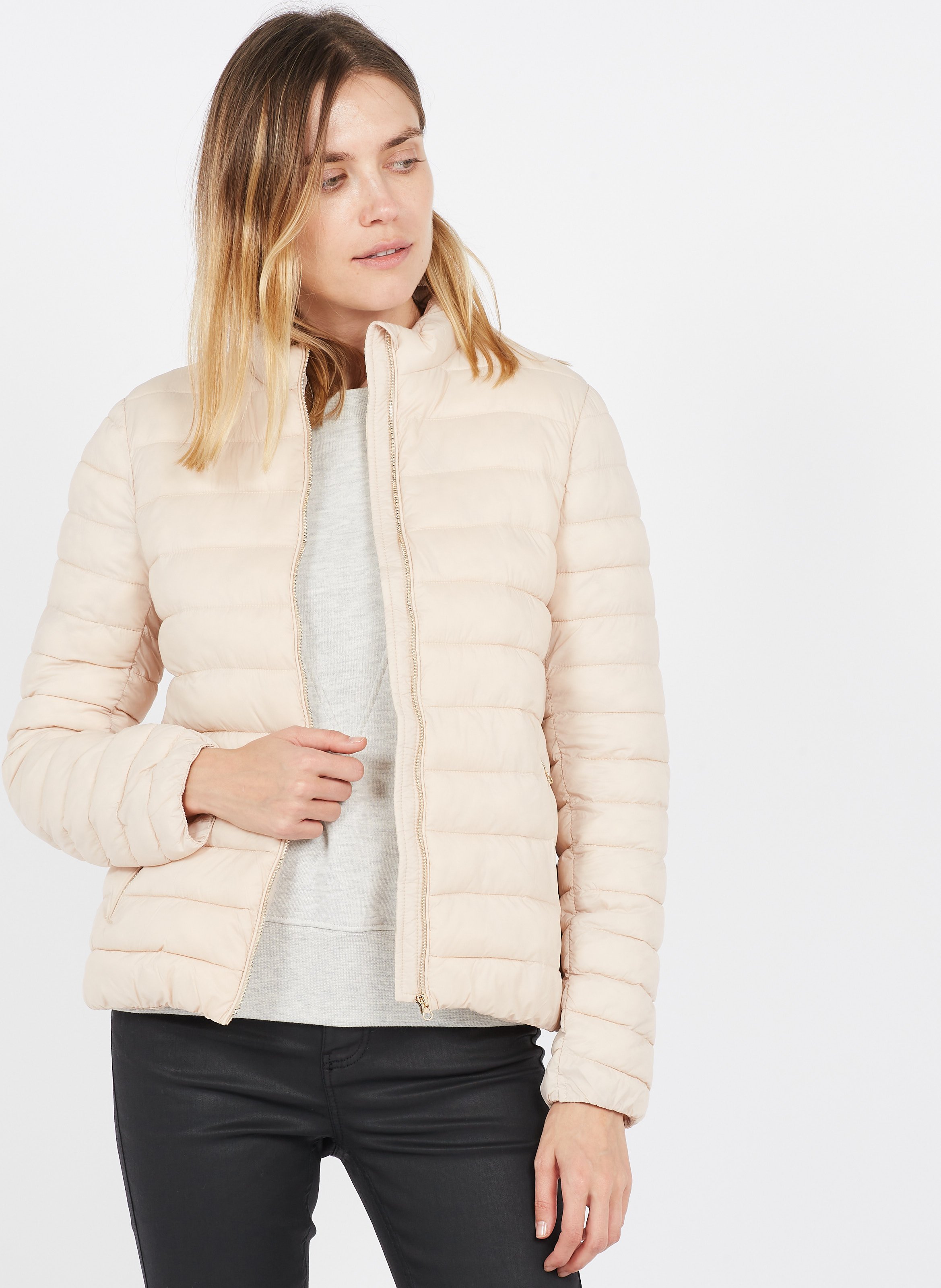beige lightweight jacket womens