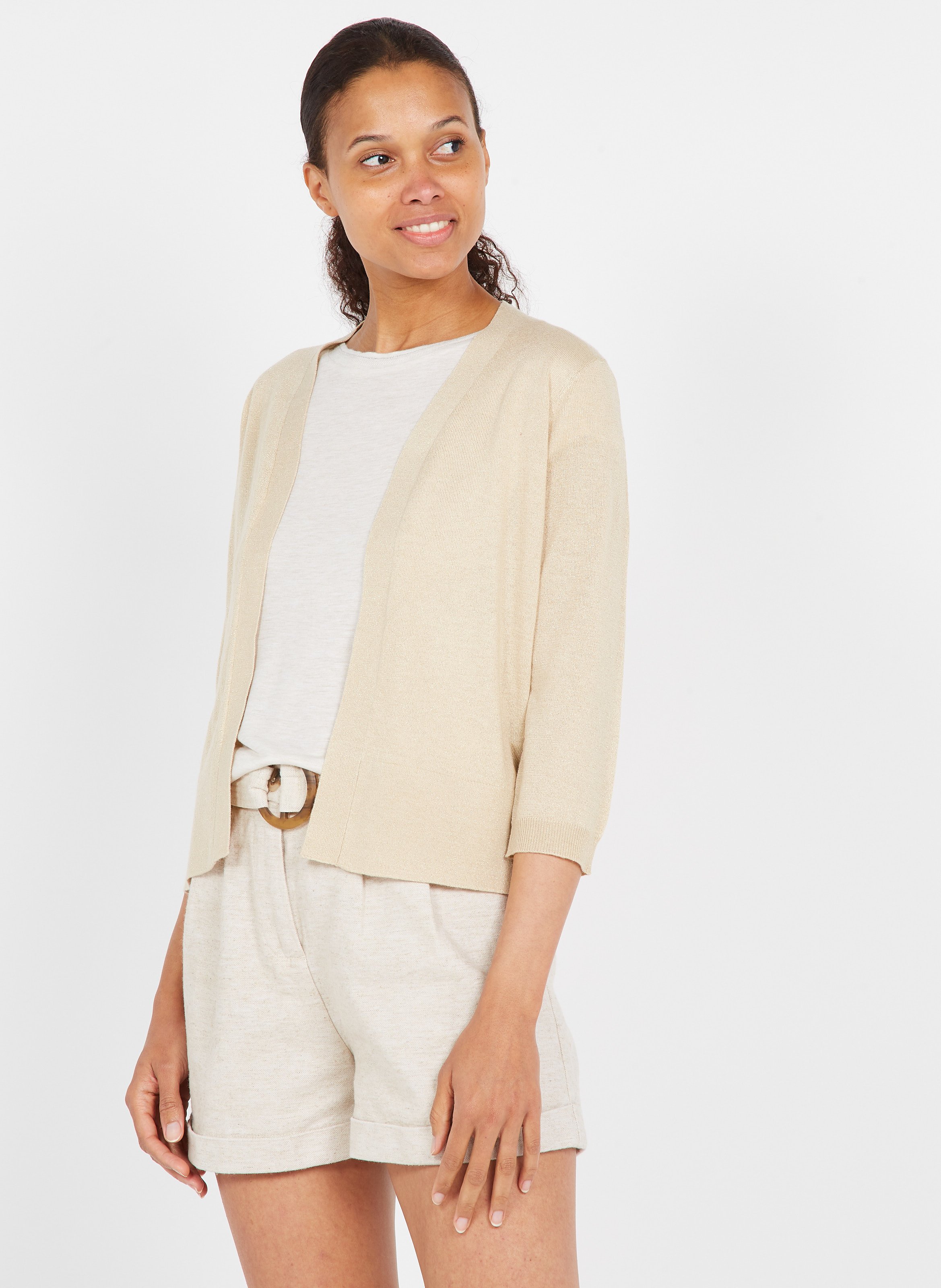 Metallic Knit Cardigan Ble Maison 123 