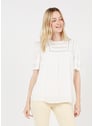 MAISON 123 ECRU White