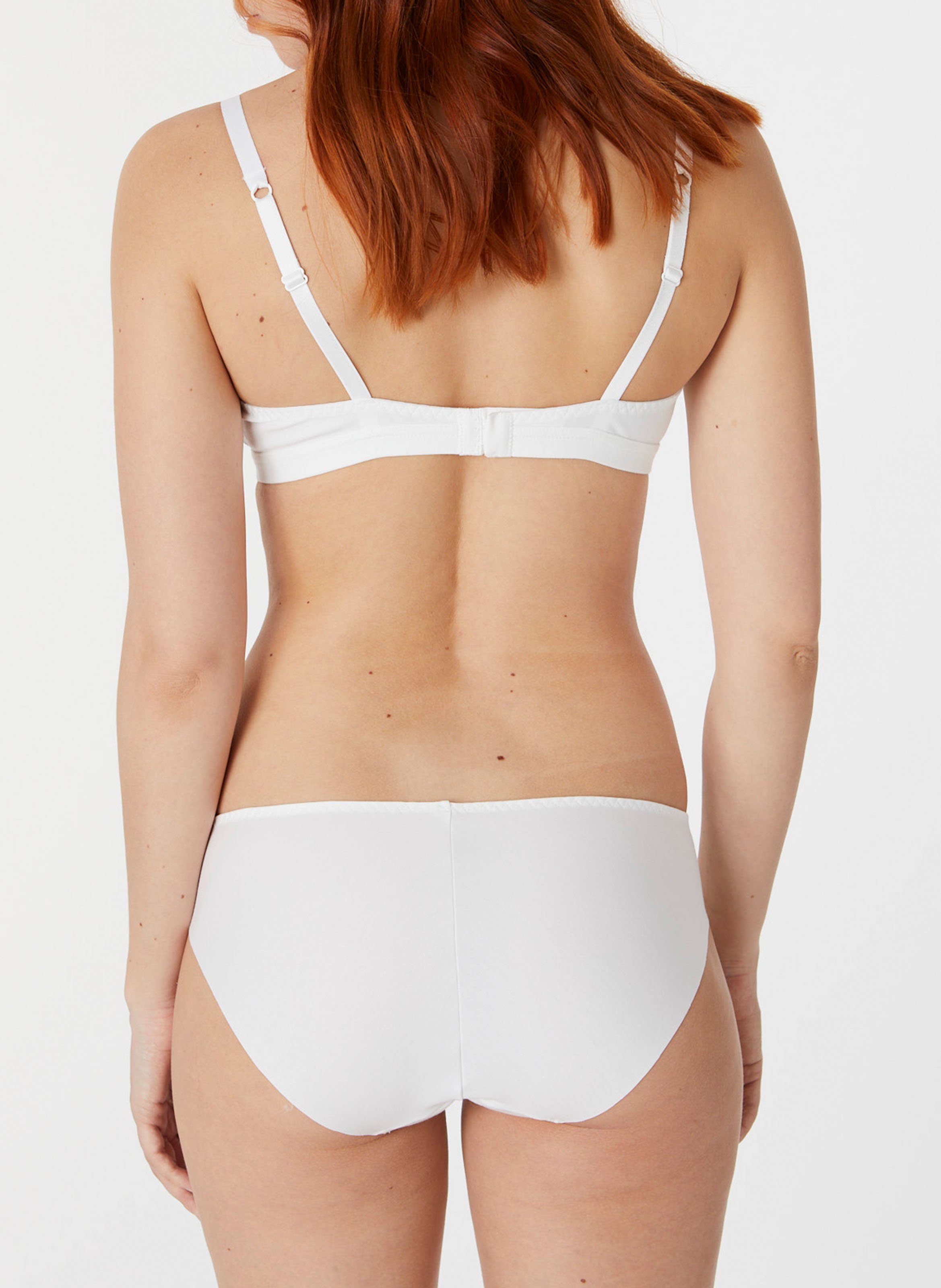 Cotton Panties With Broderie Anglaise Blanc Maison Lejaby Women