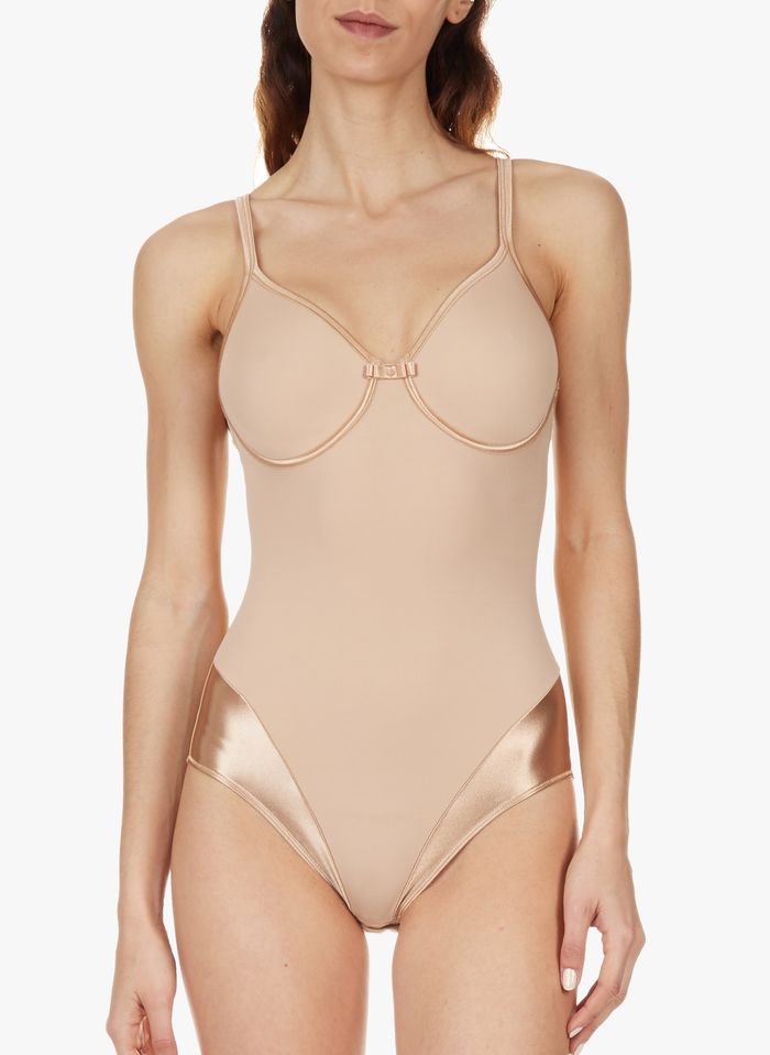 Nuage Pur Bodysuit With Invisible Underwiring Power Skin Maison Lejaby -  Women