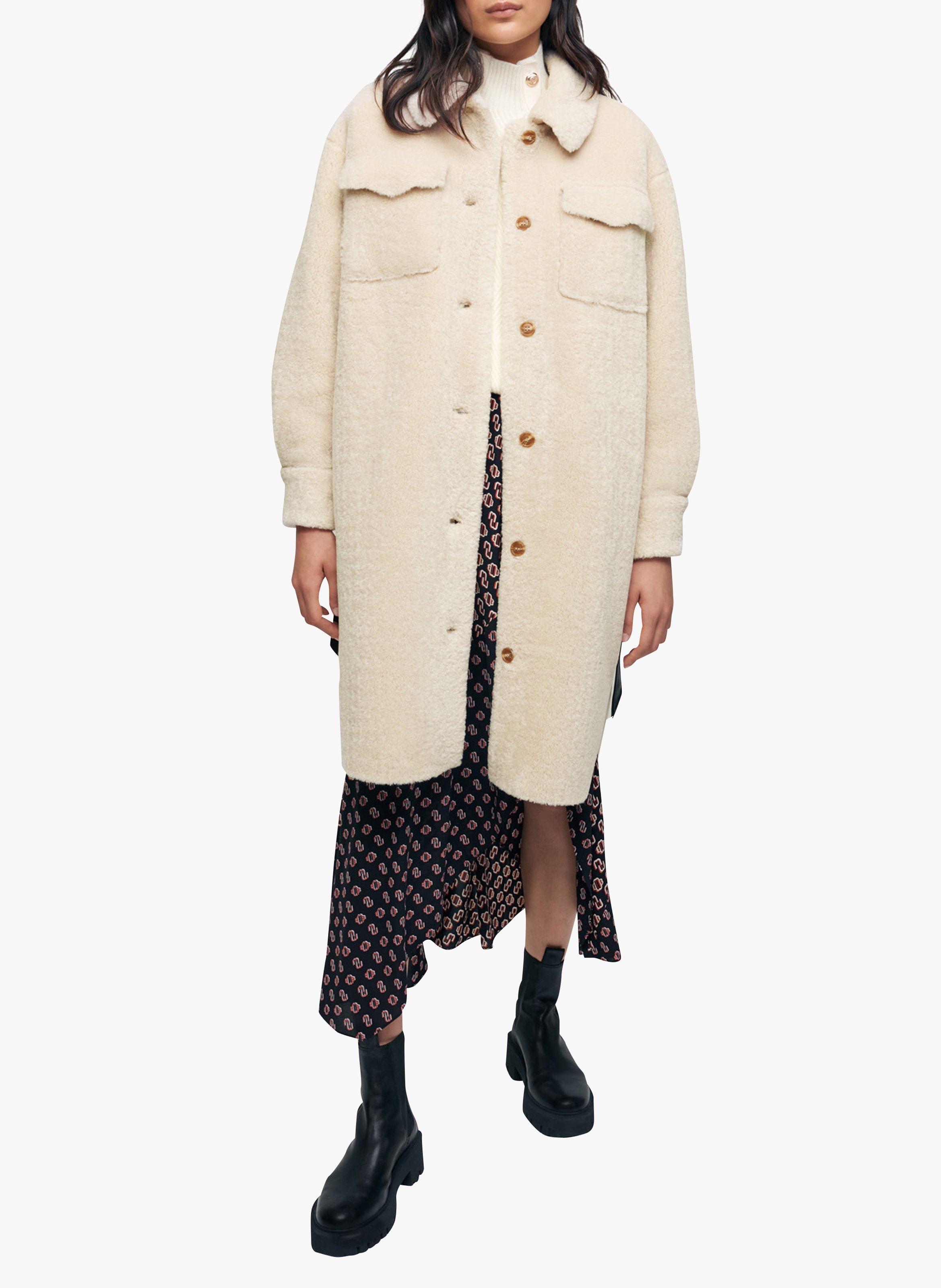 maje oversize coat