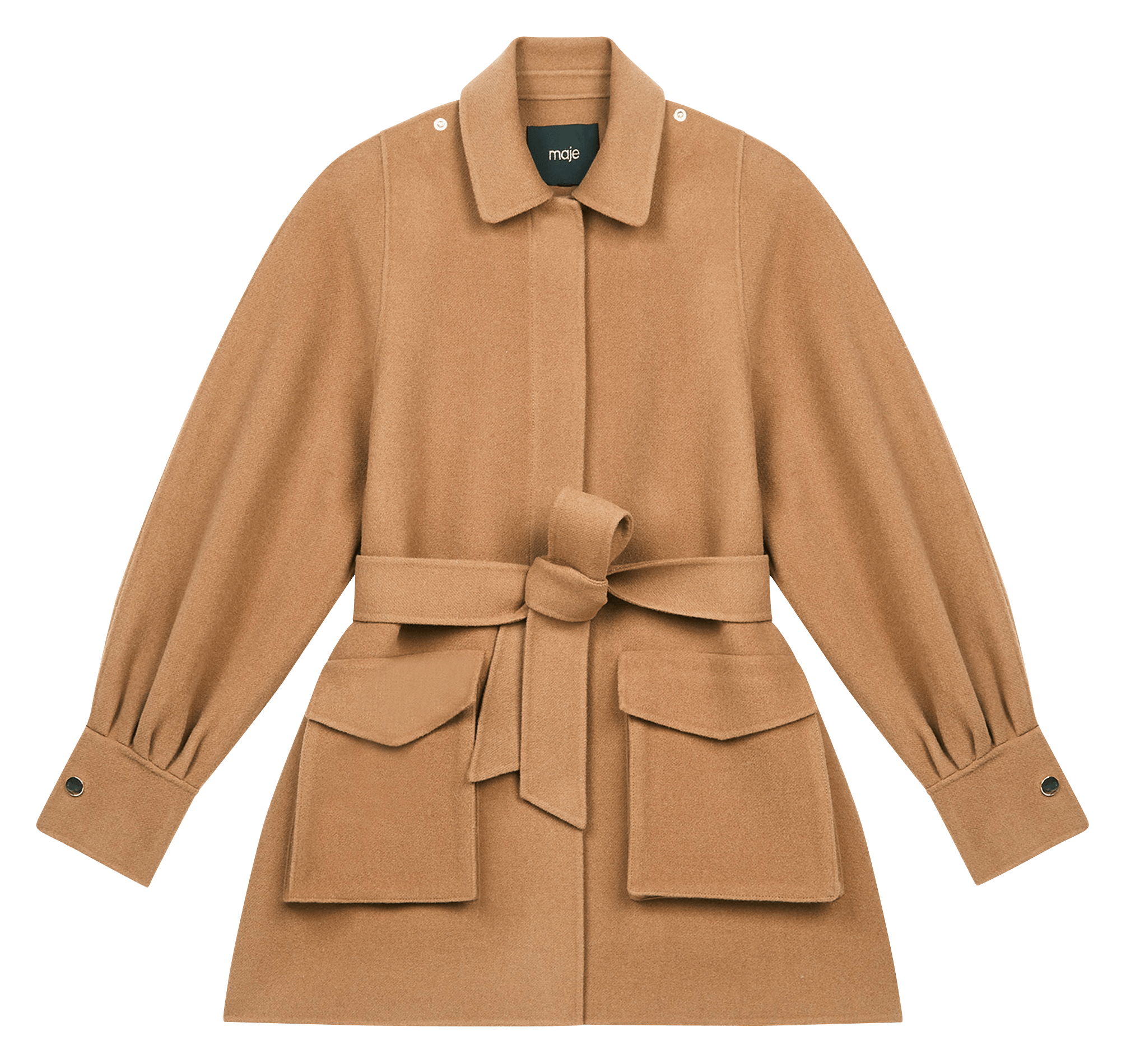 maje coat camel