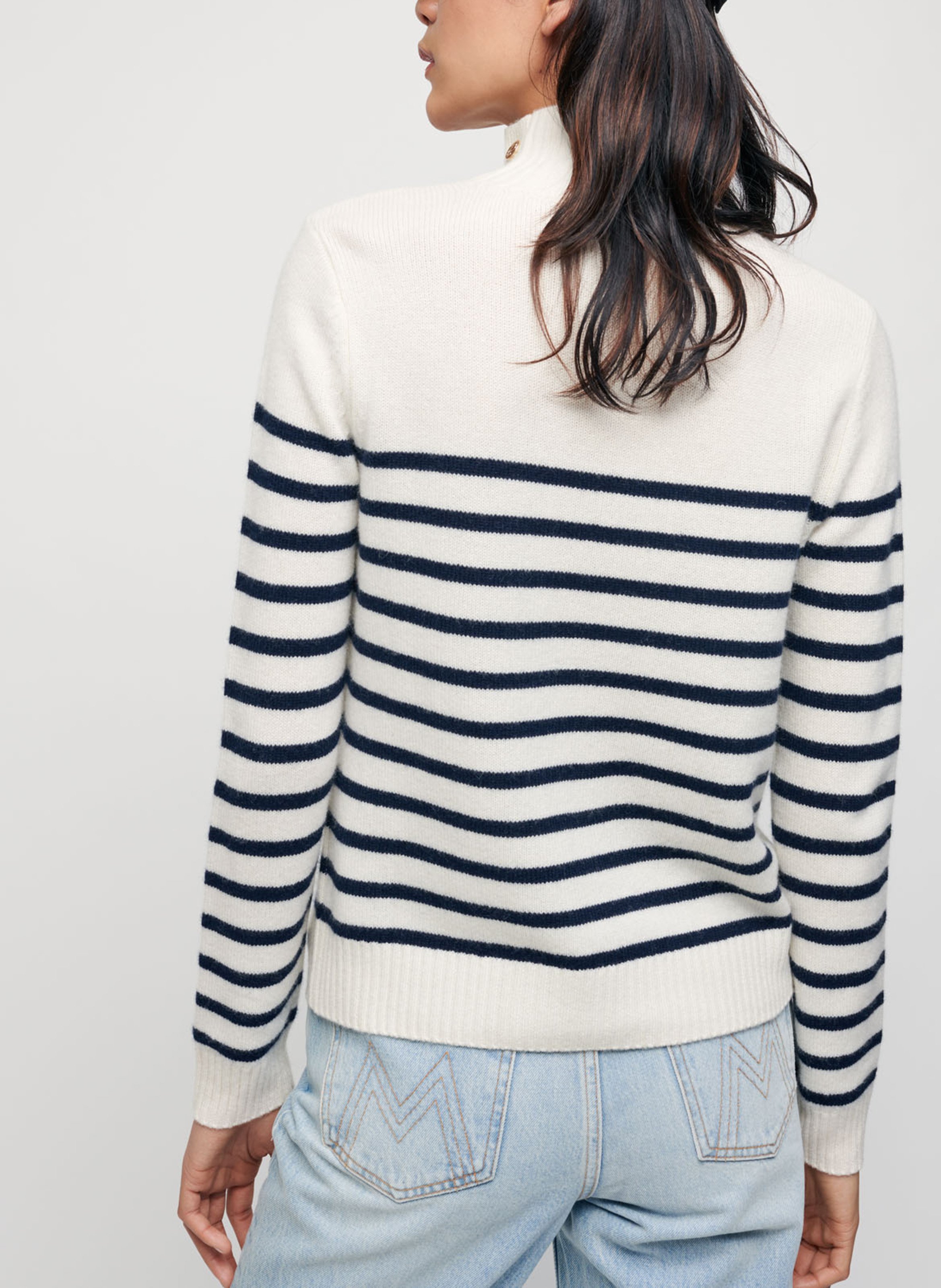 cashmere breton jumper