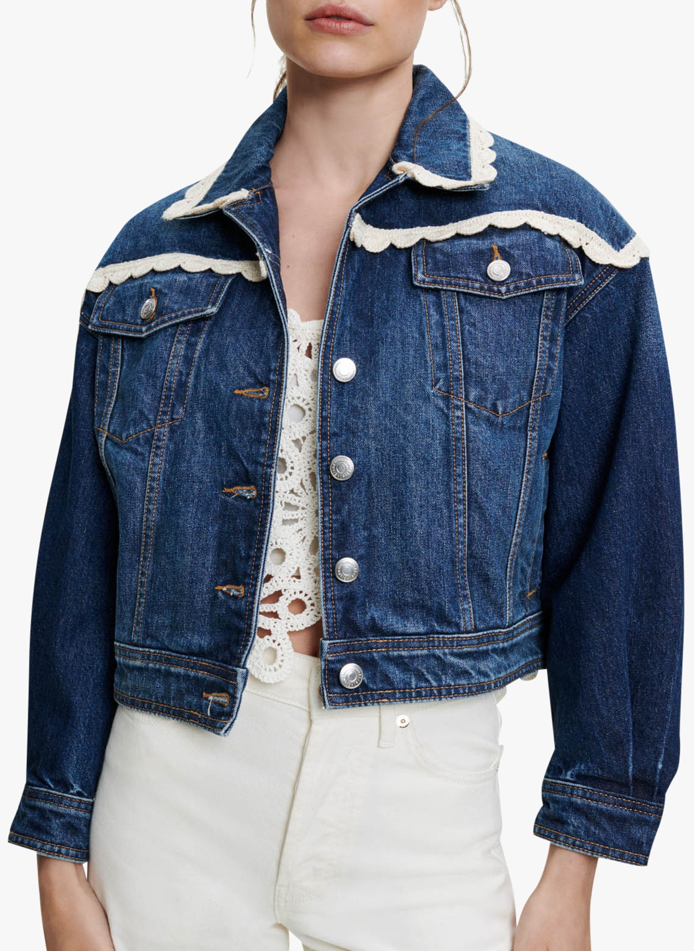 Denim Jacket Bleu Maje - Women | Place 