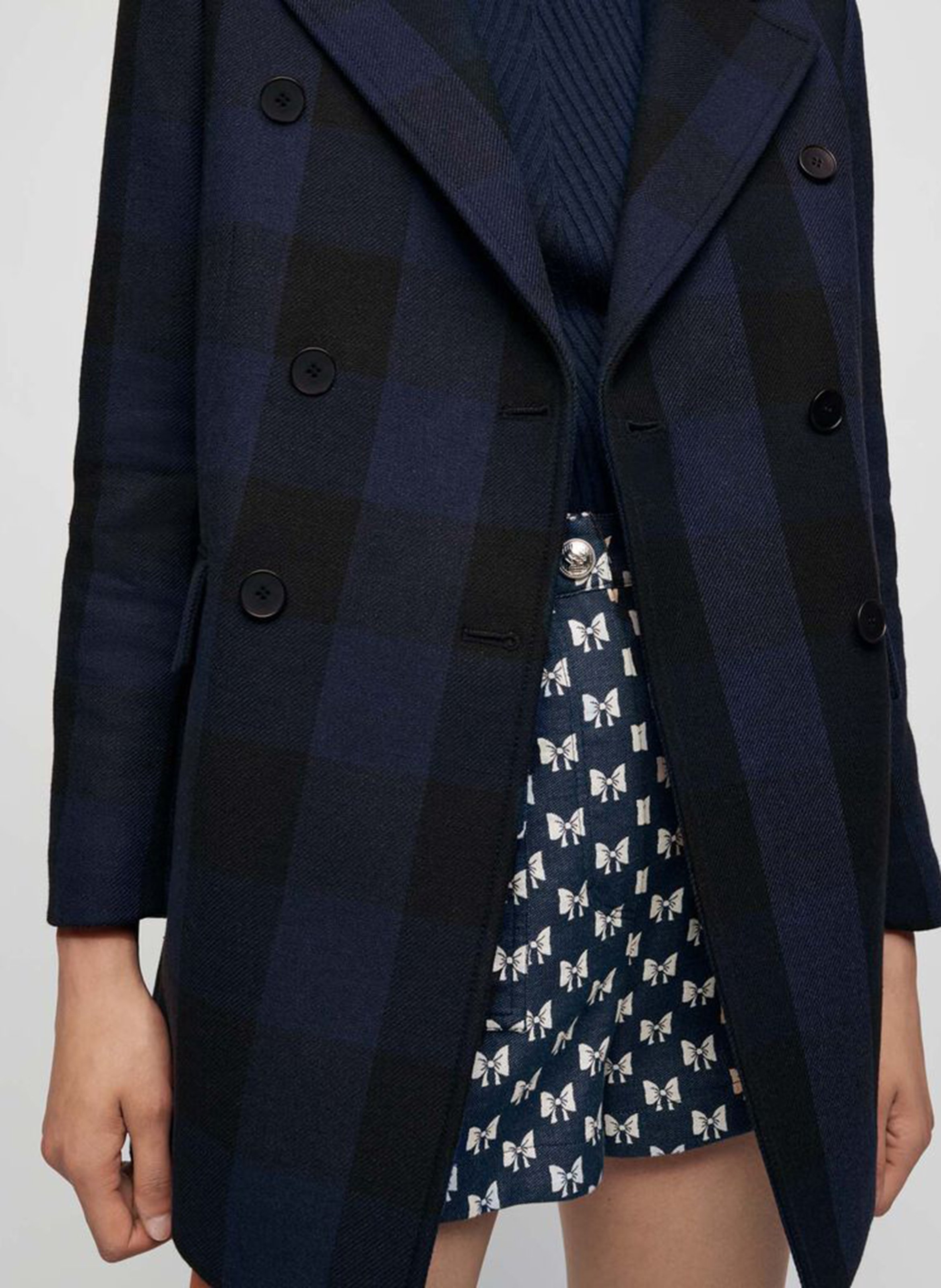 monsoon check coat