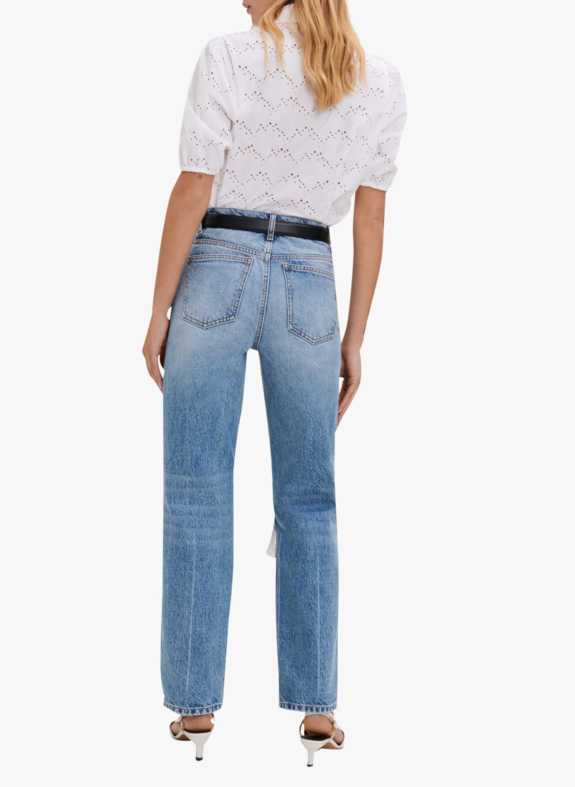 Sale Embroidered Cotton Shirt With 