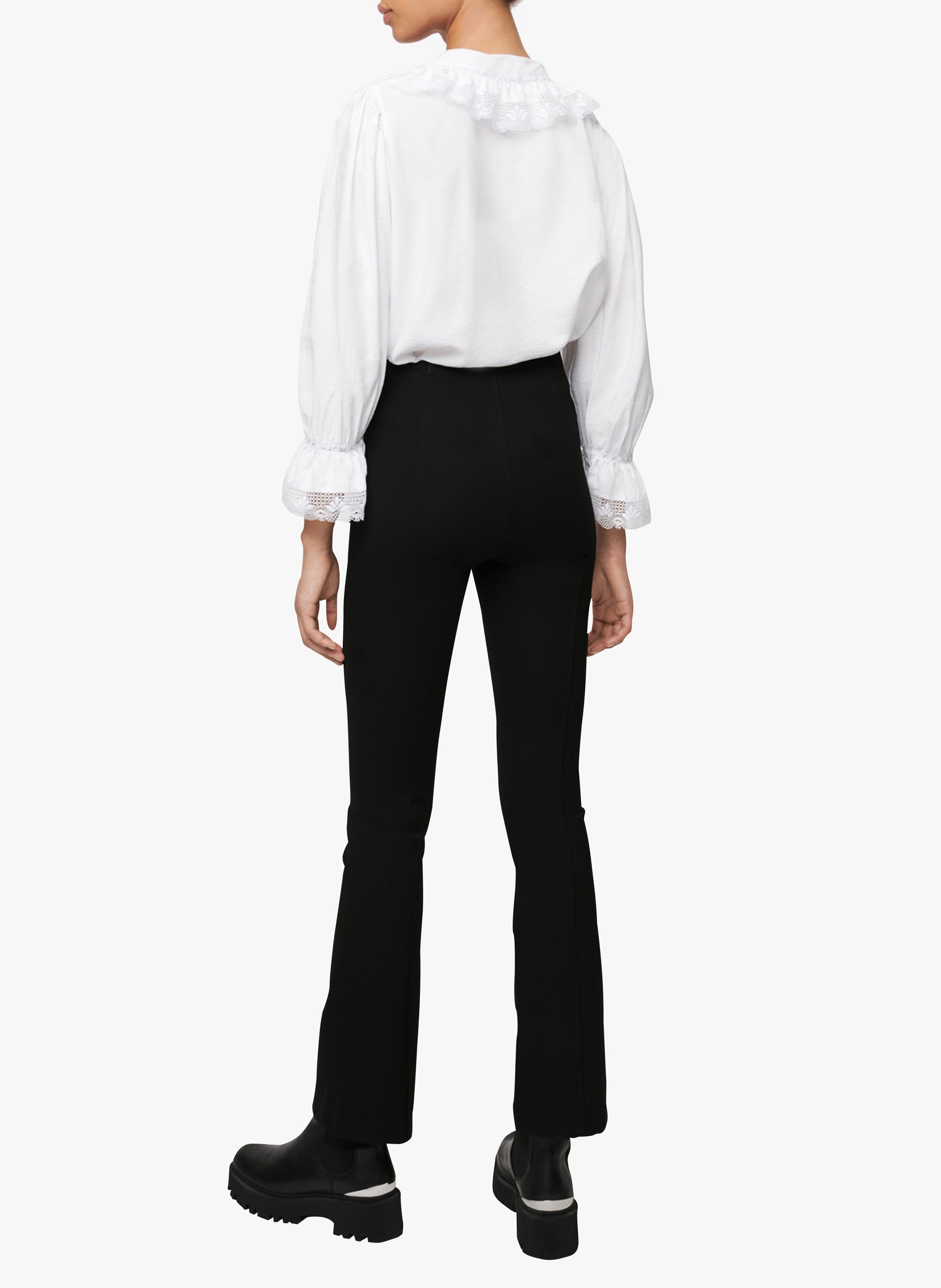 Sale Fitted Flared Leggings-style Pants 