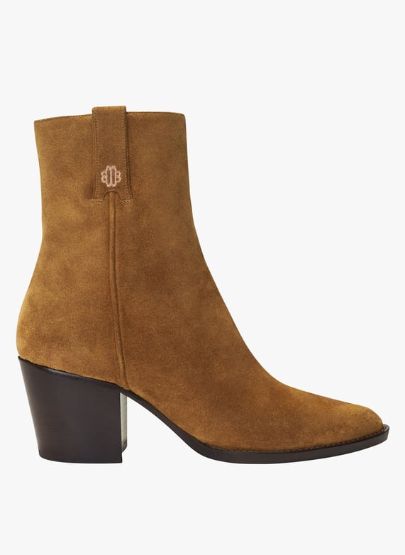 Camel mid calf boots online