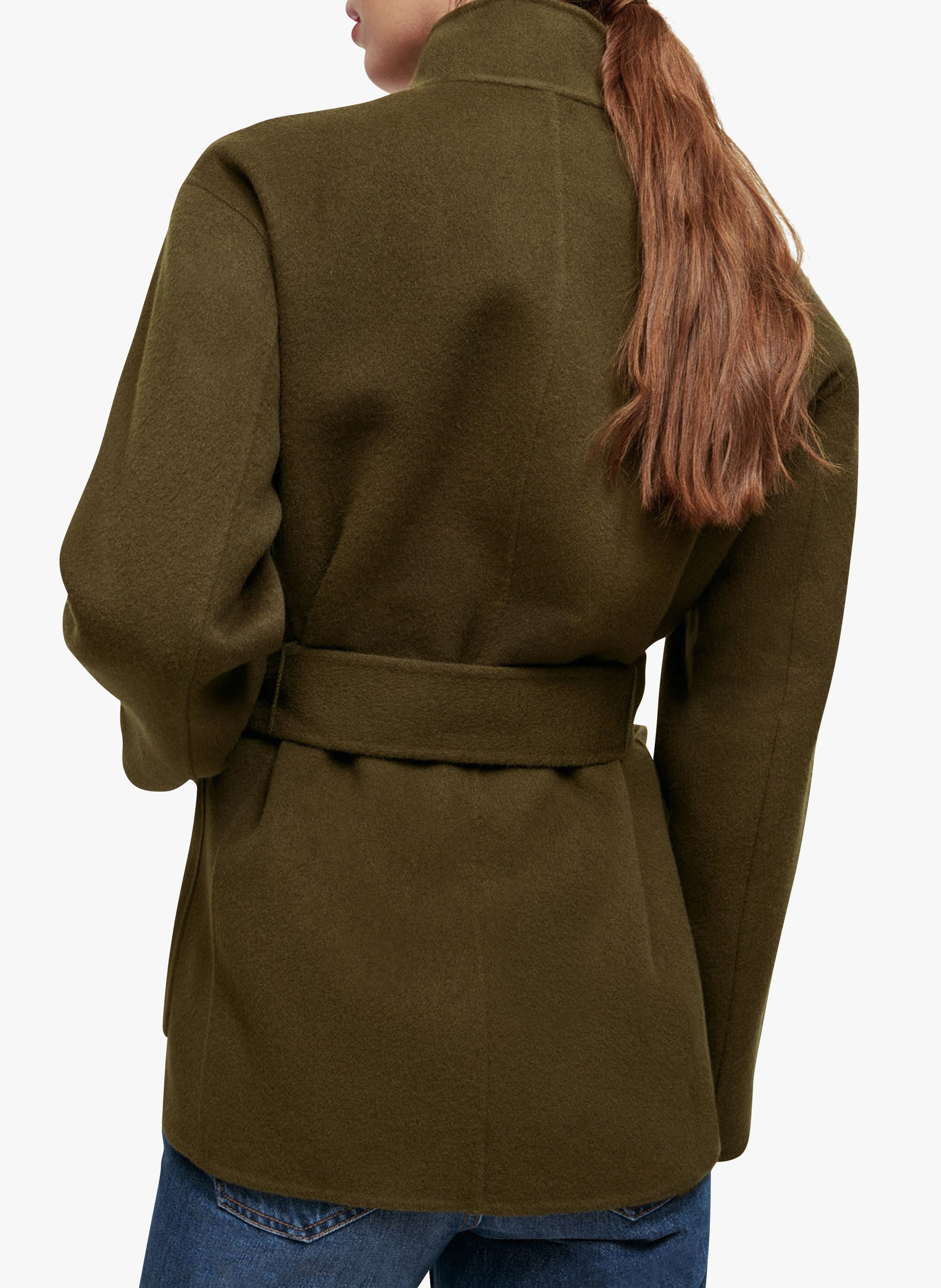 maje green coat