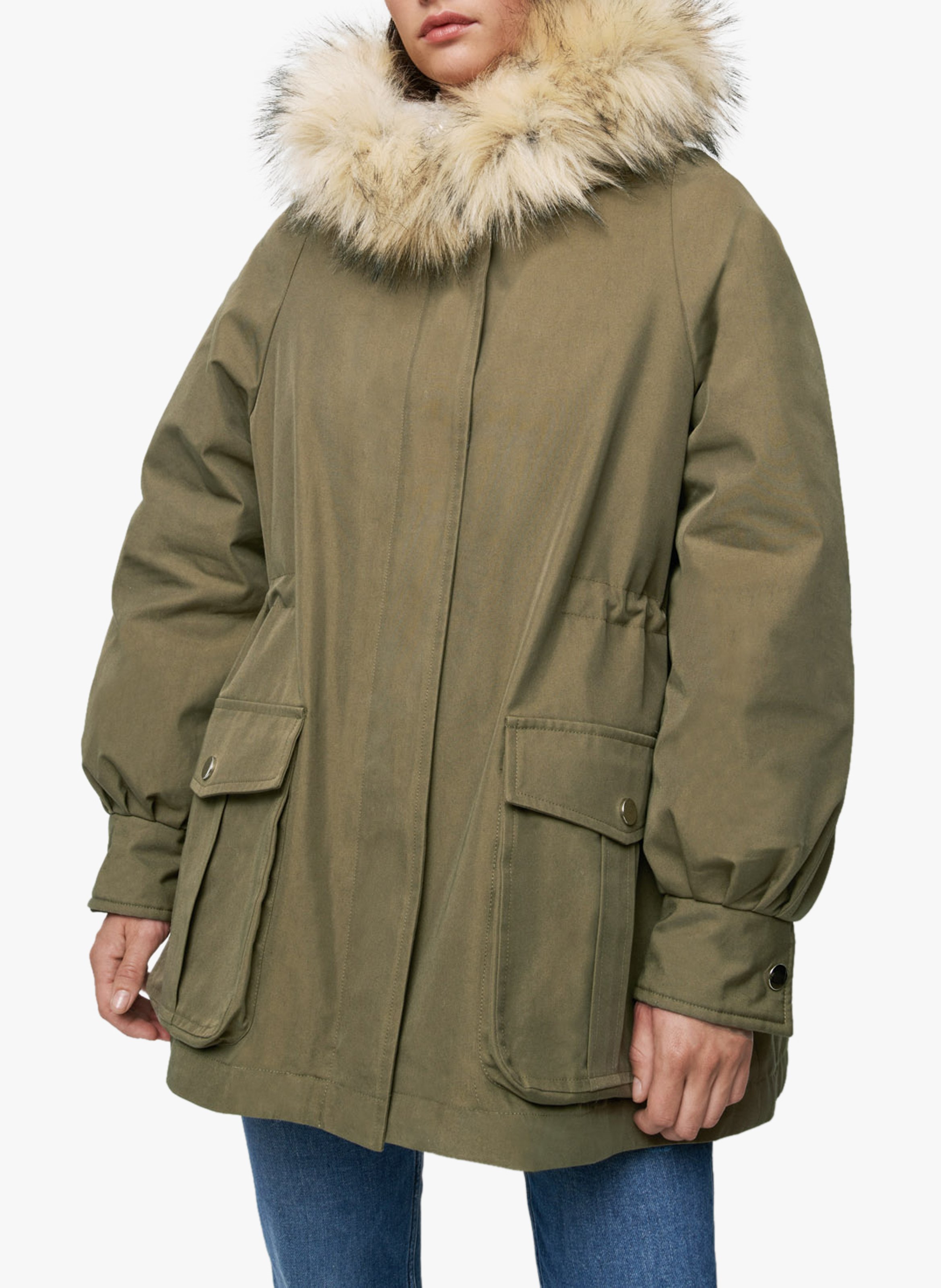 maje parka coat
