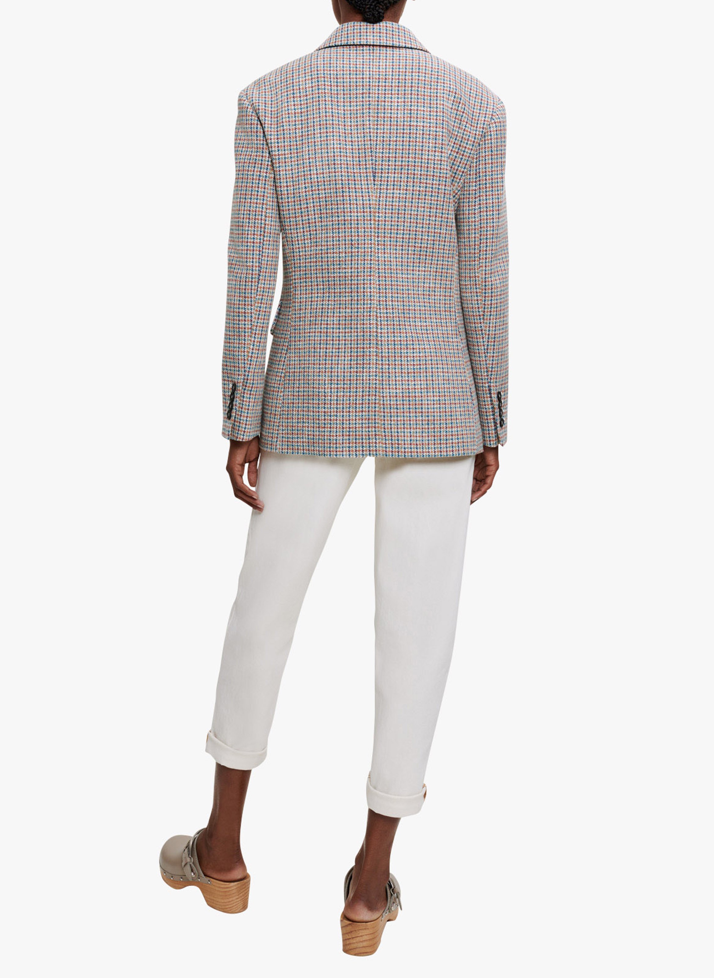 maje houndstooth blazer