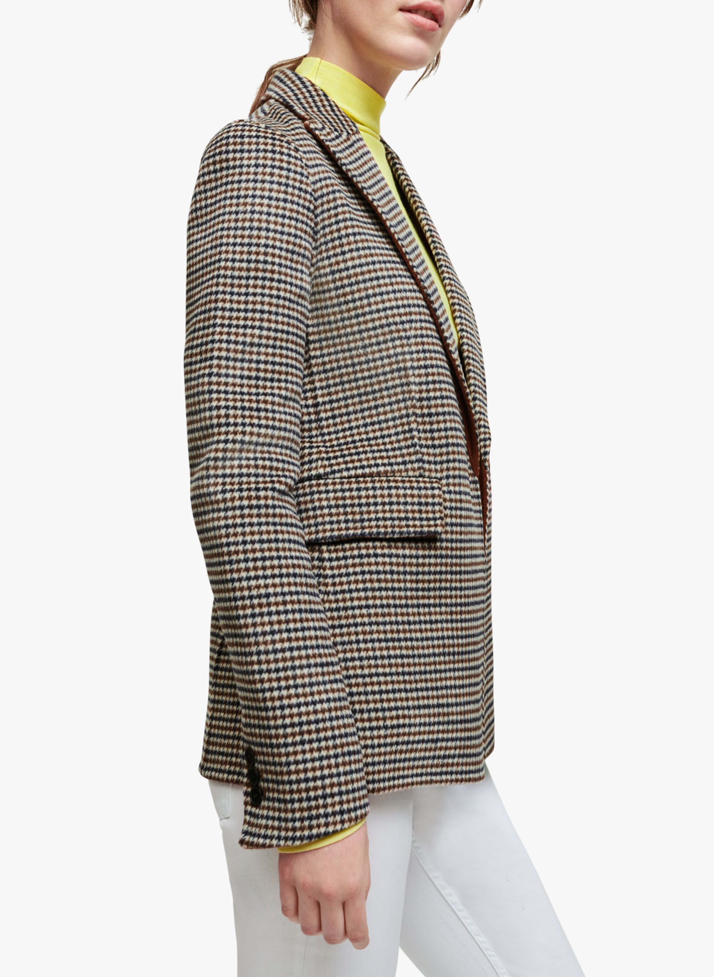 maje houndstooth blazer