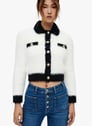 MAJE NOIR/BLANC Black