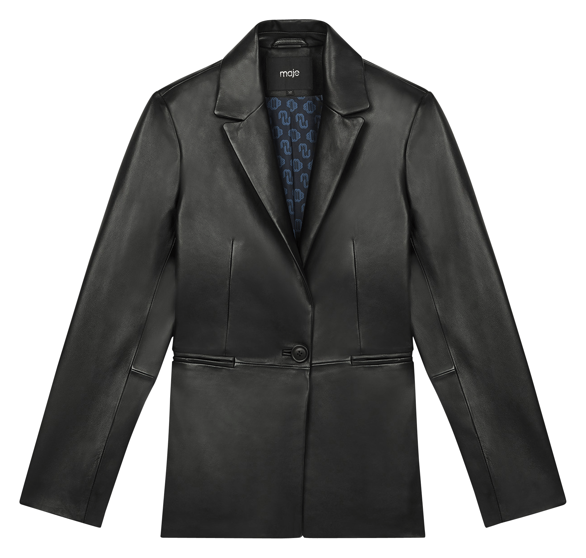 maje lambskin leather jacket