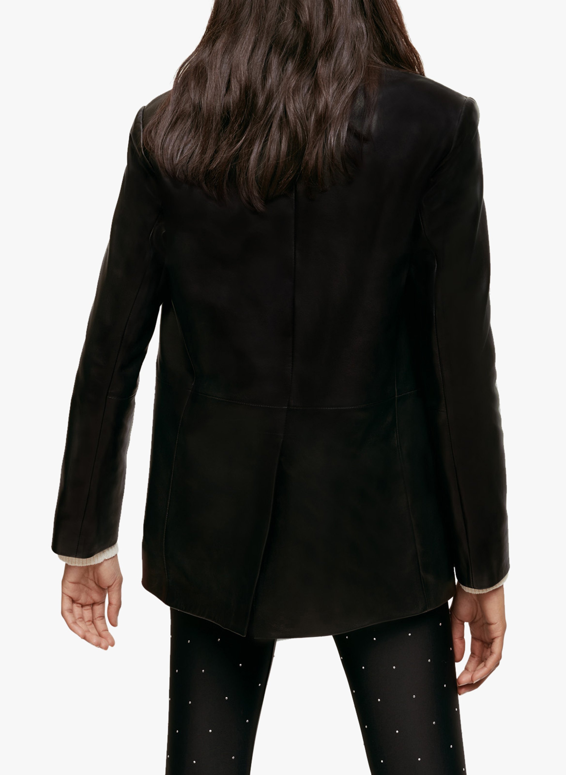 maje lambskin leather jacket