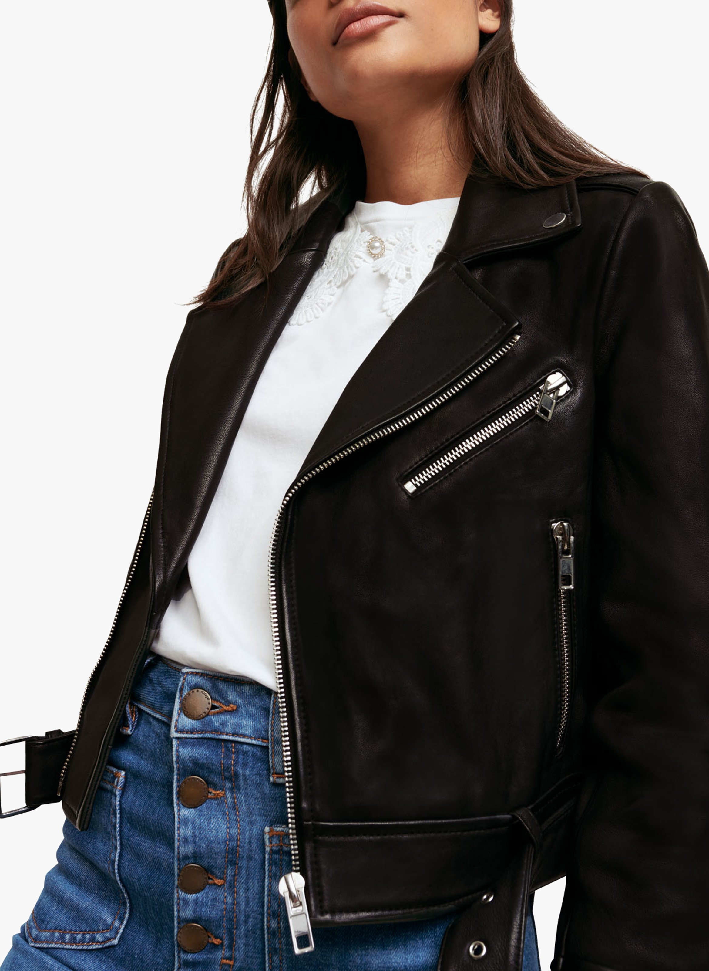 maje quilted leather jacket