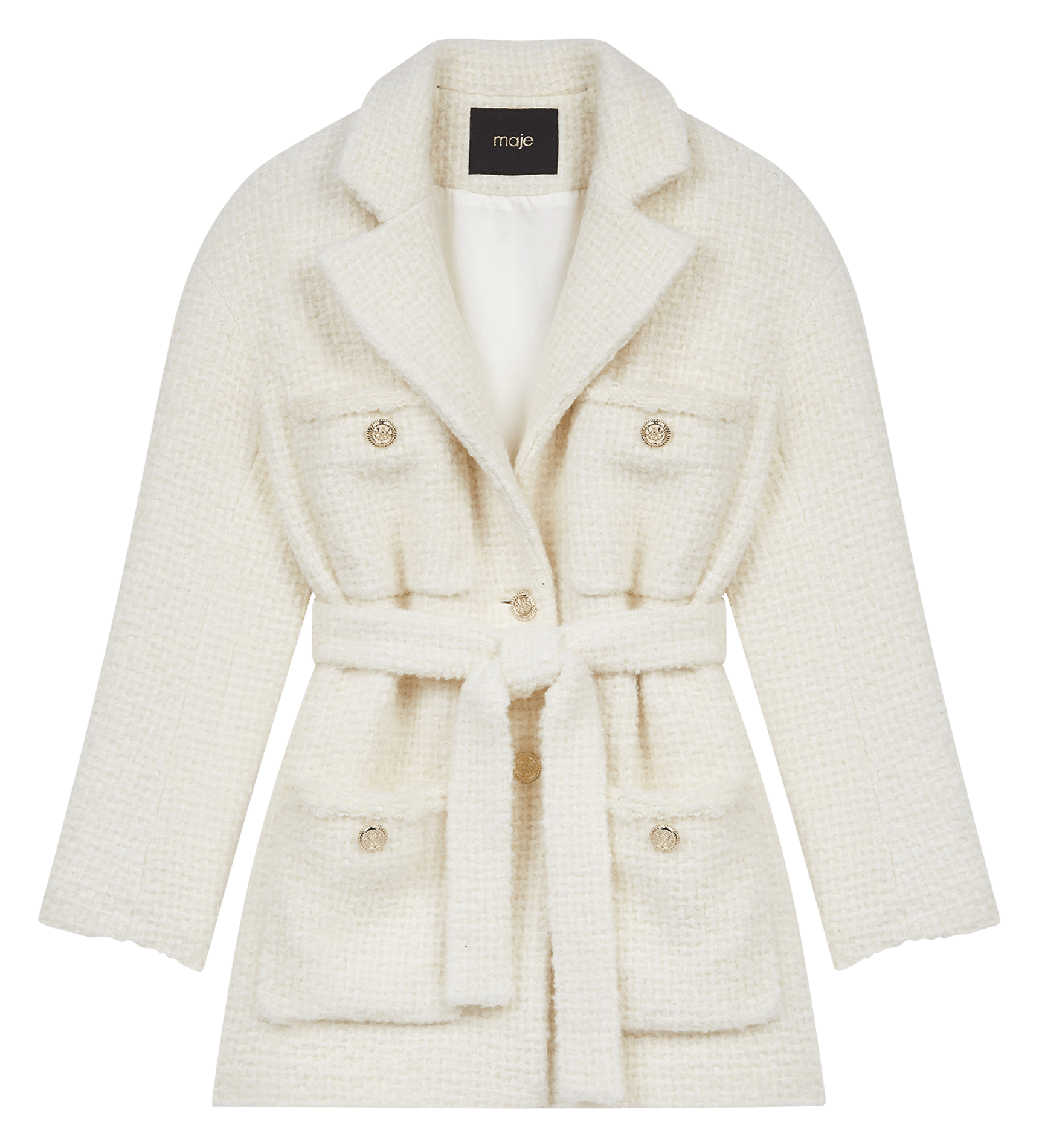 maje white coat