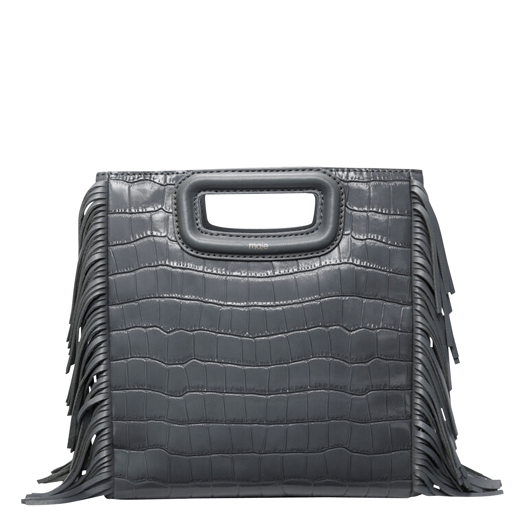 grey croc bag