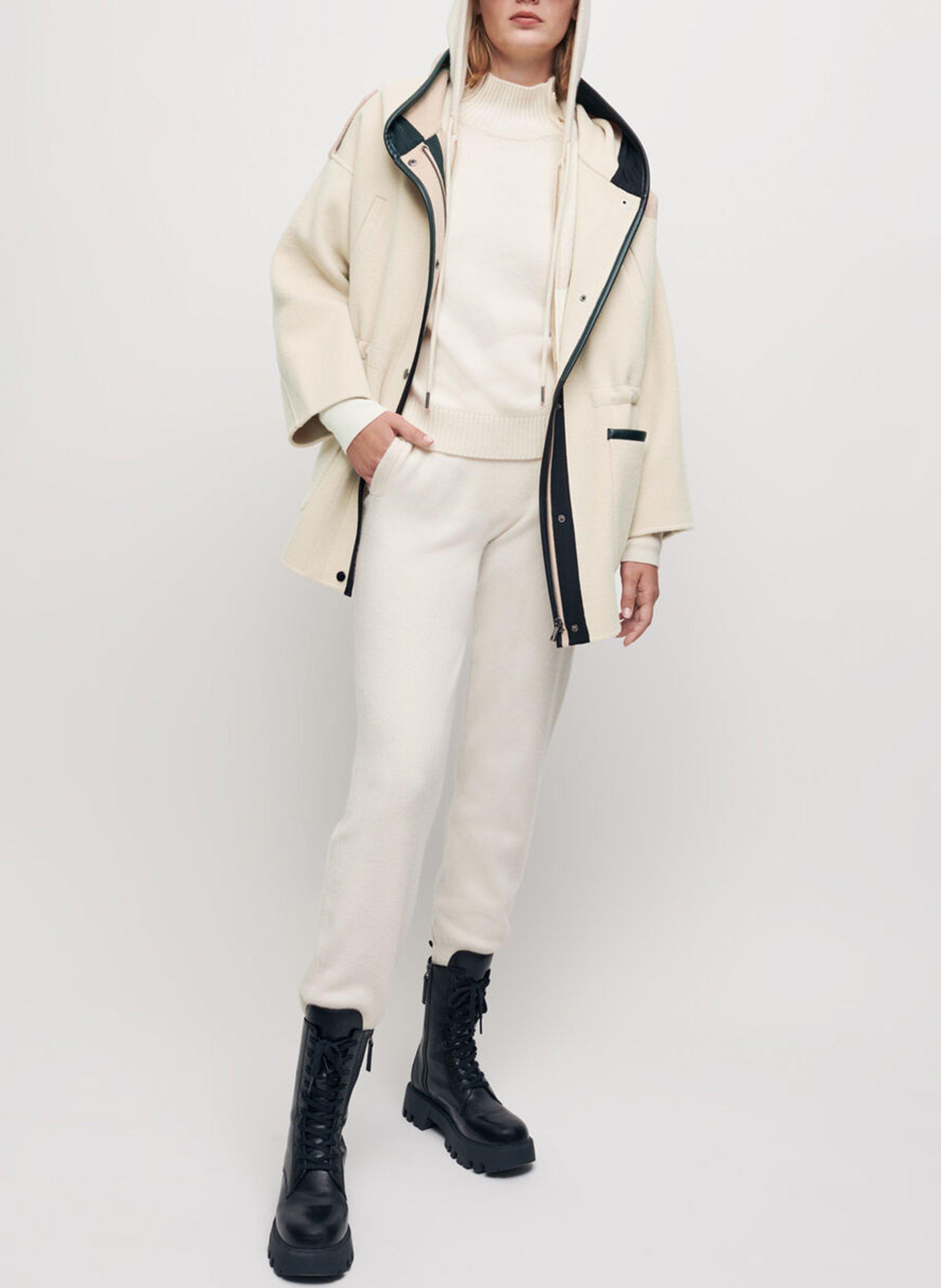 maje oversize coat