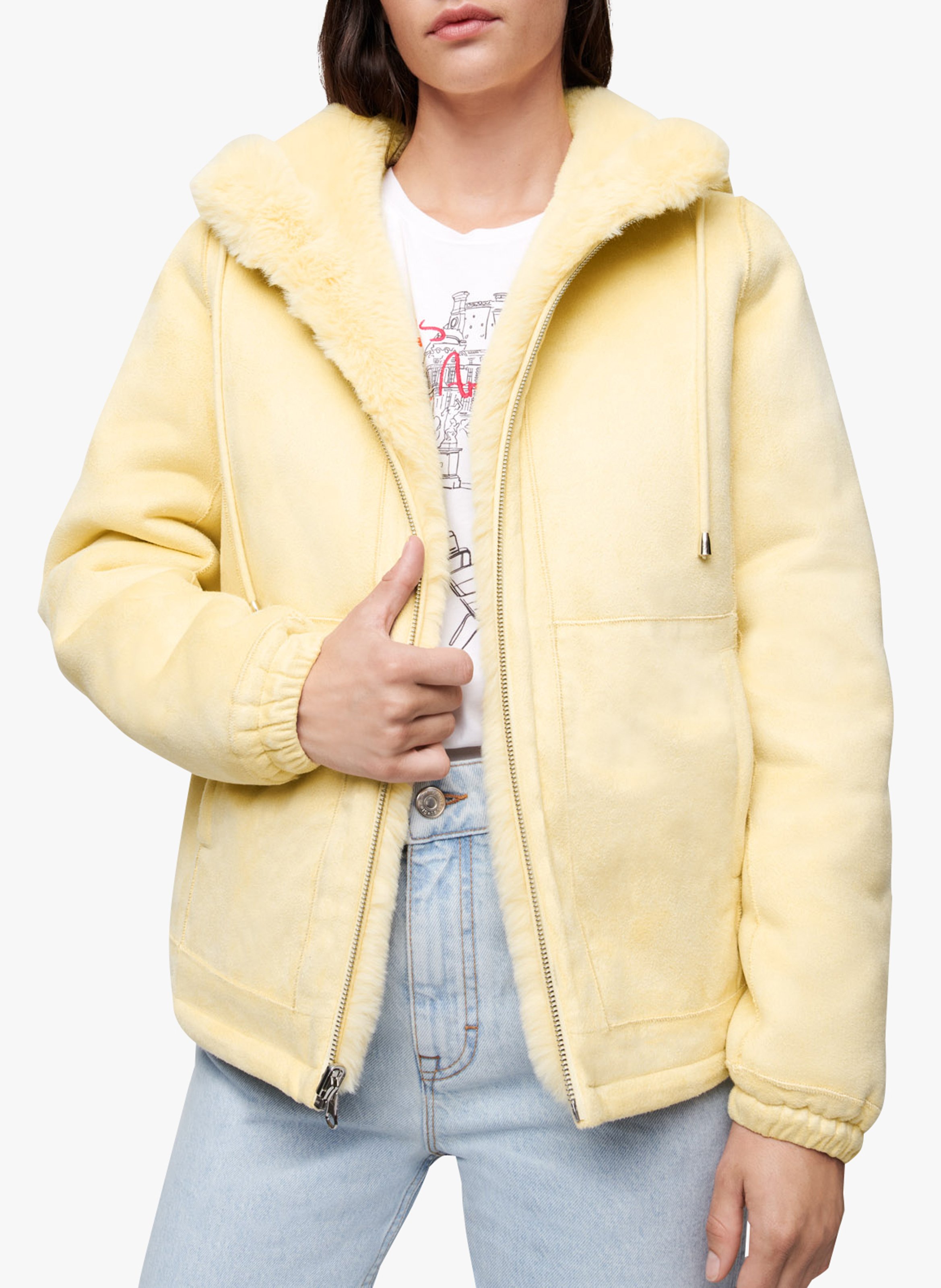 fur reversible coat
