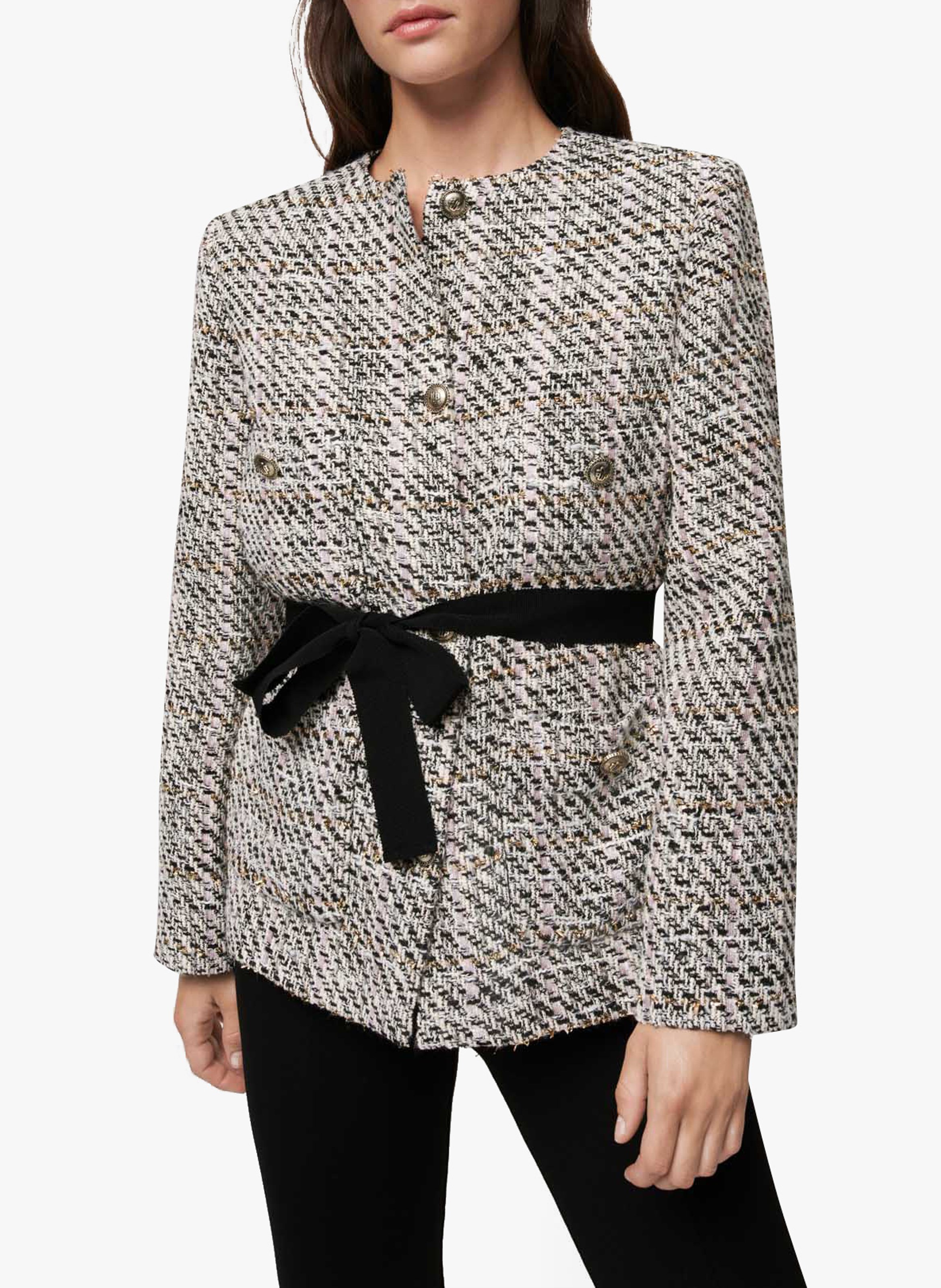 pink and gray jacket